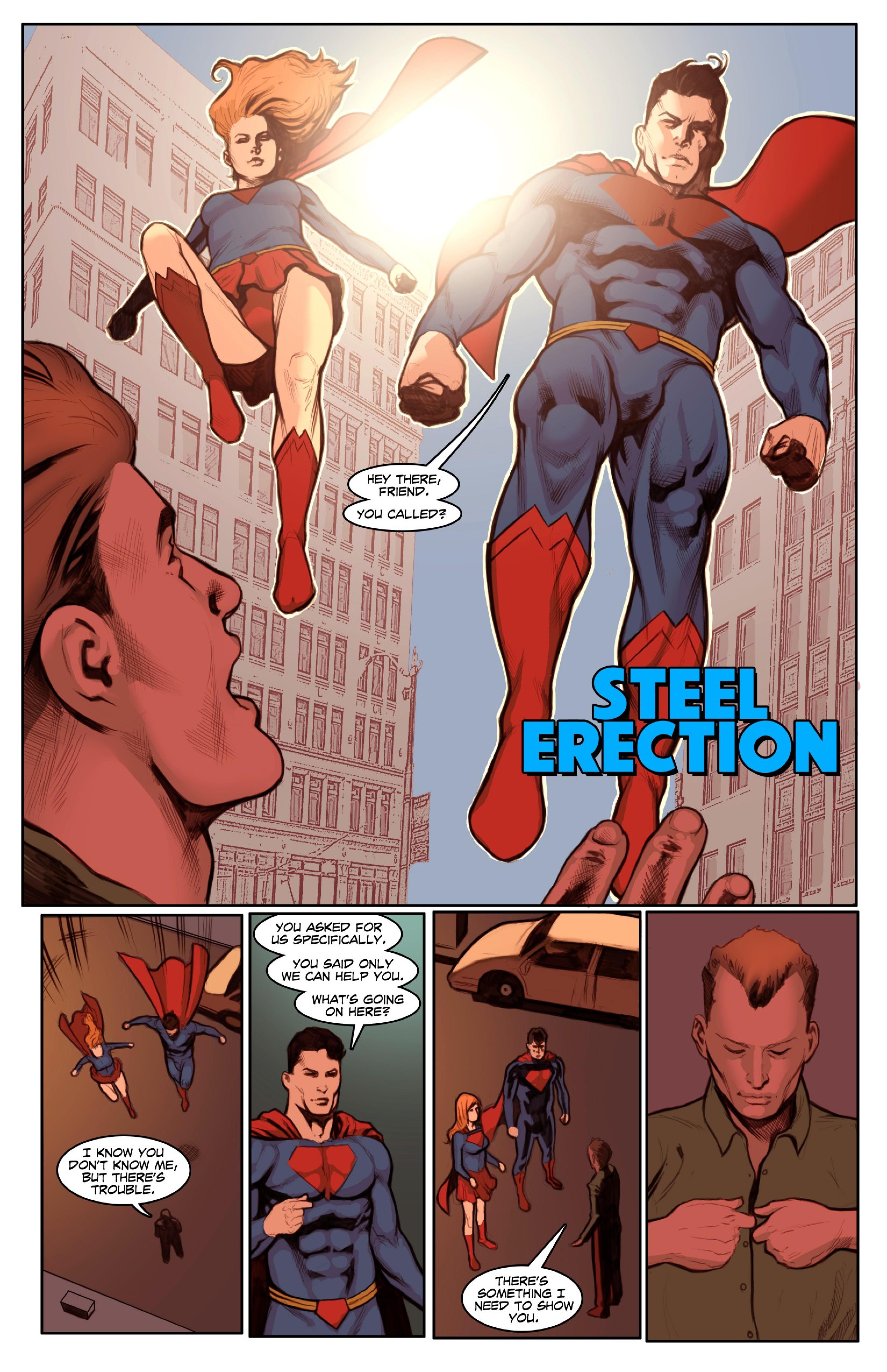 Dangerous Curves (Justice League) [Shade] 4 . Steel Erection - (Justice League) [Shade] – page 1