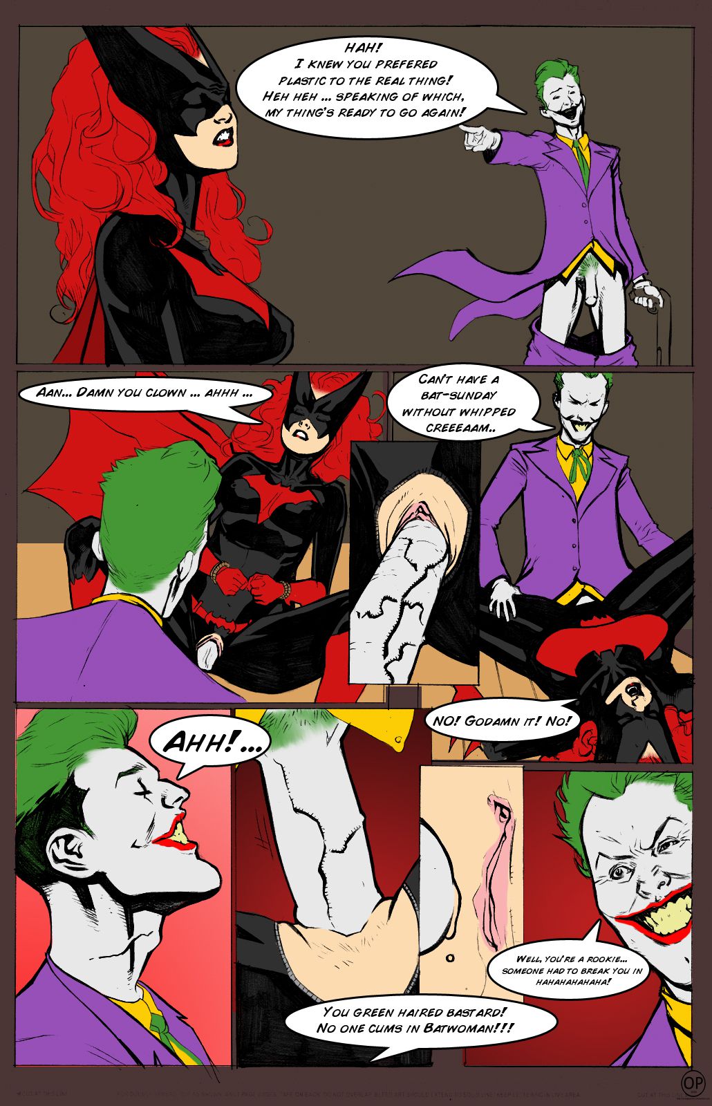Joker VS Batwoman (Batman) [Shade] 1 . Joker VS Batwoman - Chapter 1 (Batman) [Shade] – page 10