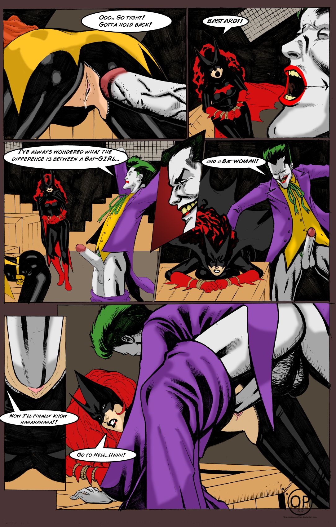 Joker VS Batwoman (Batman) [Shade] 1 . Joker VS Batwoman - Chapter 1 (Batman) [Shade] – page 5