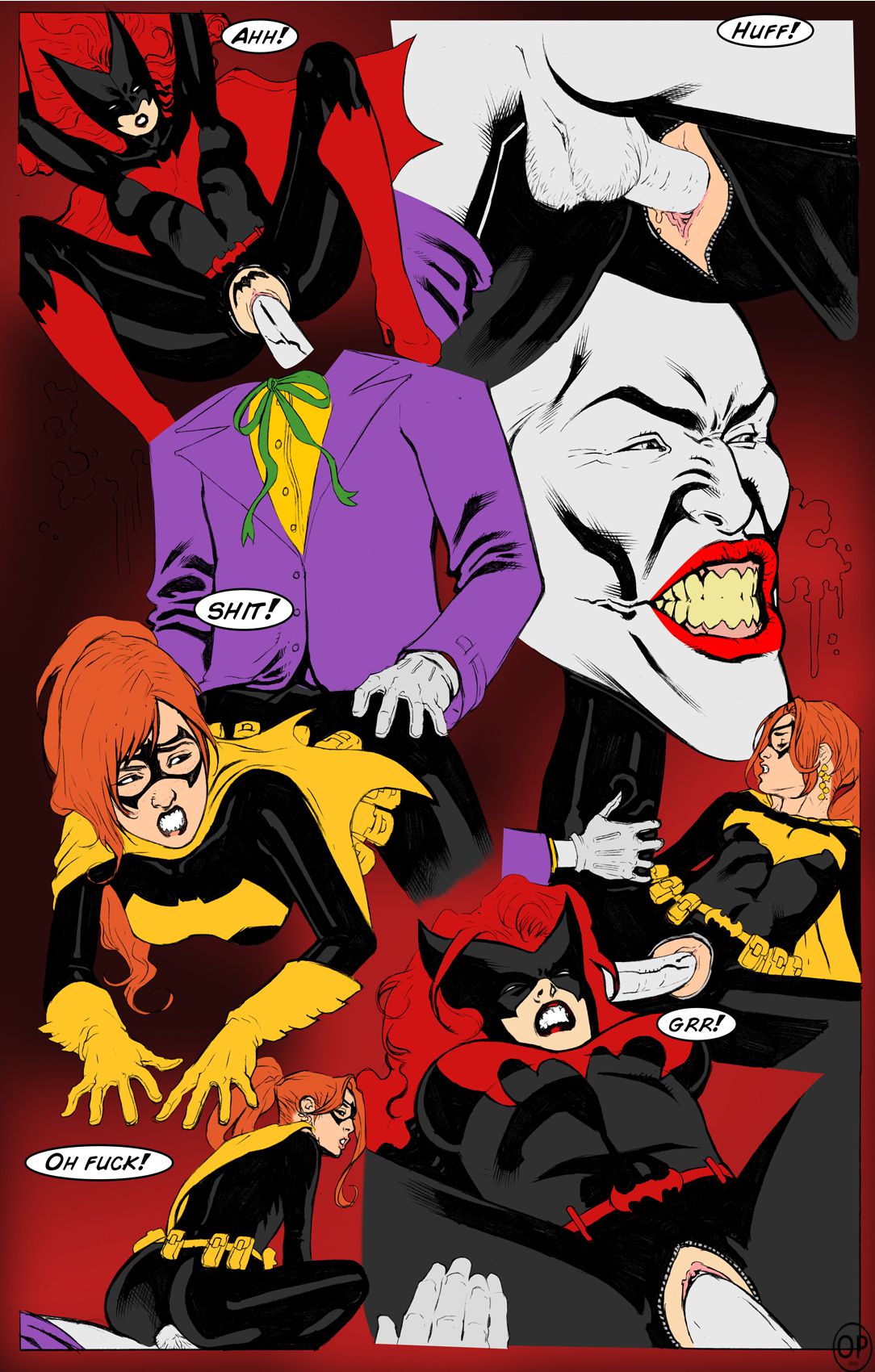Joker VS Batwoman (Batman) [Shade] 1 . Joker VS Batwoman - Chapter 1 (Batman) [Shade] – page 6