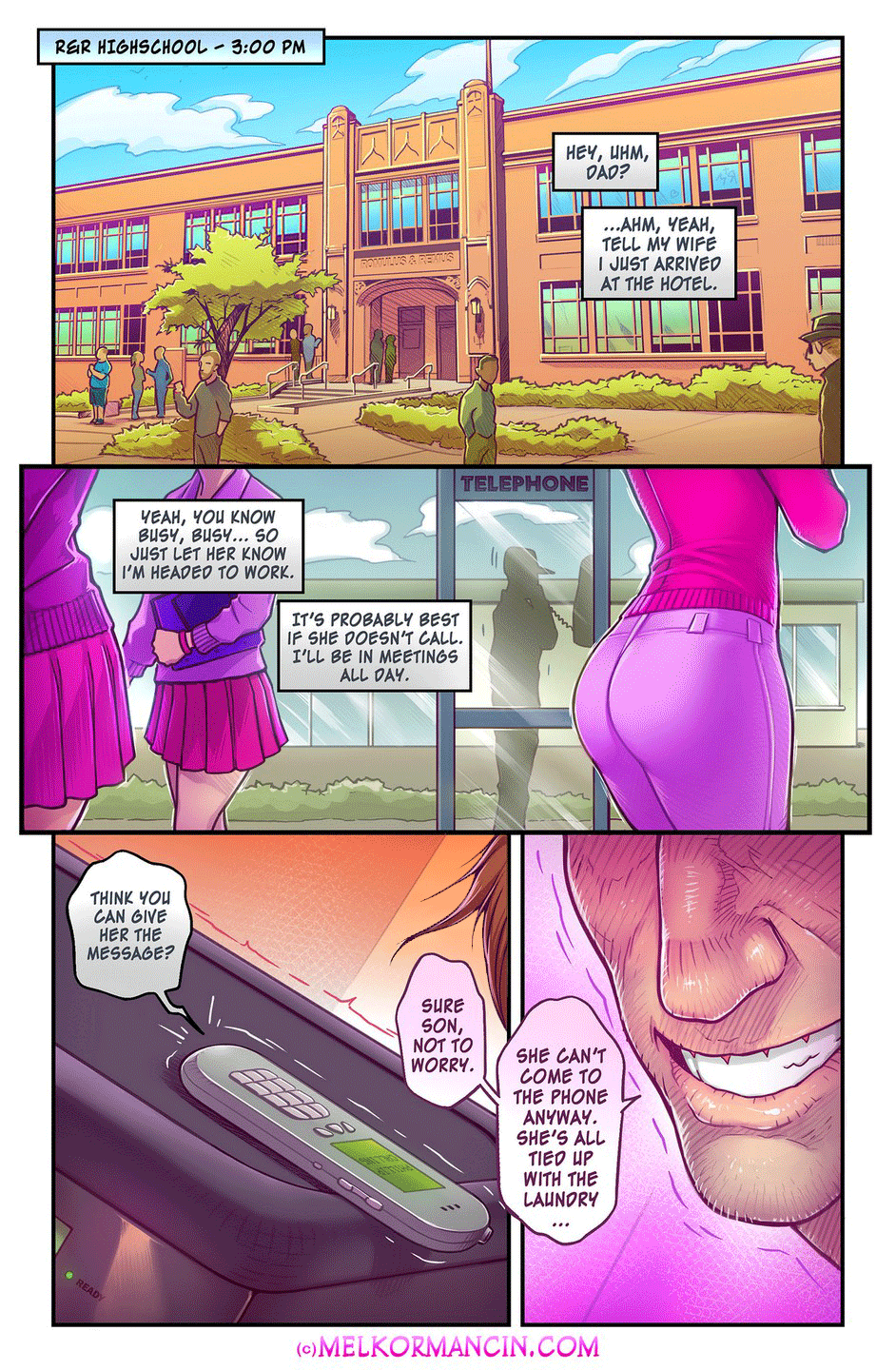 The Naughty In-Law [Romulo Melkor Mancin] 2 . The Naughty In-Law Animated - Incomplete - Family Ties [Romulo Melkor Mancin] – page 1