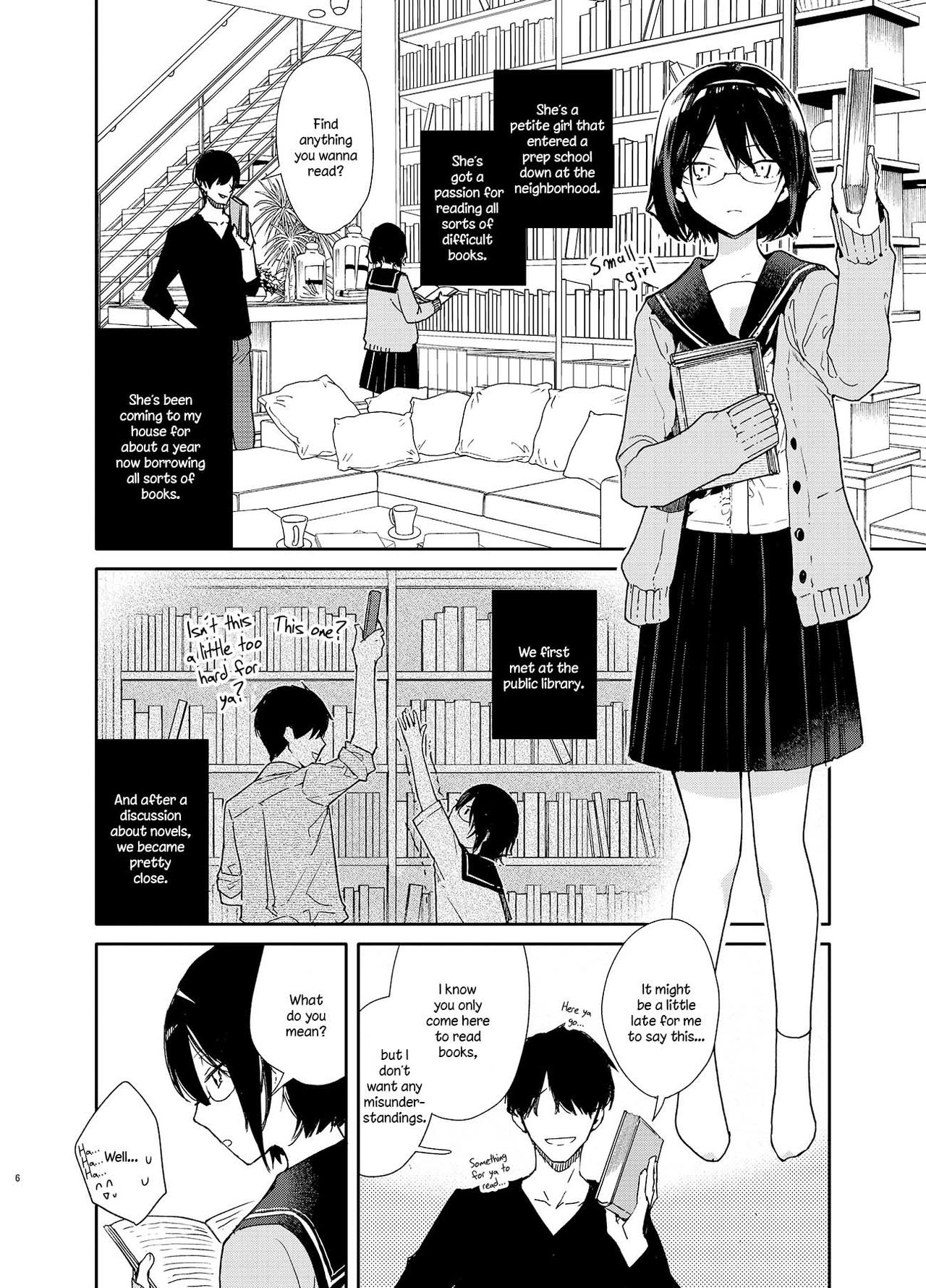 Intellectual Literature Beautiful Girl And Studying ♥ Ecchi [Mutou Koucha] 1 . Intellectual Literature Beautiful Girl And Studying ♥ Ecchi - Chapter 1 [Mutou Koucha] – page 6
