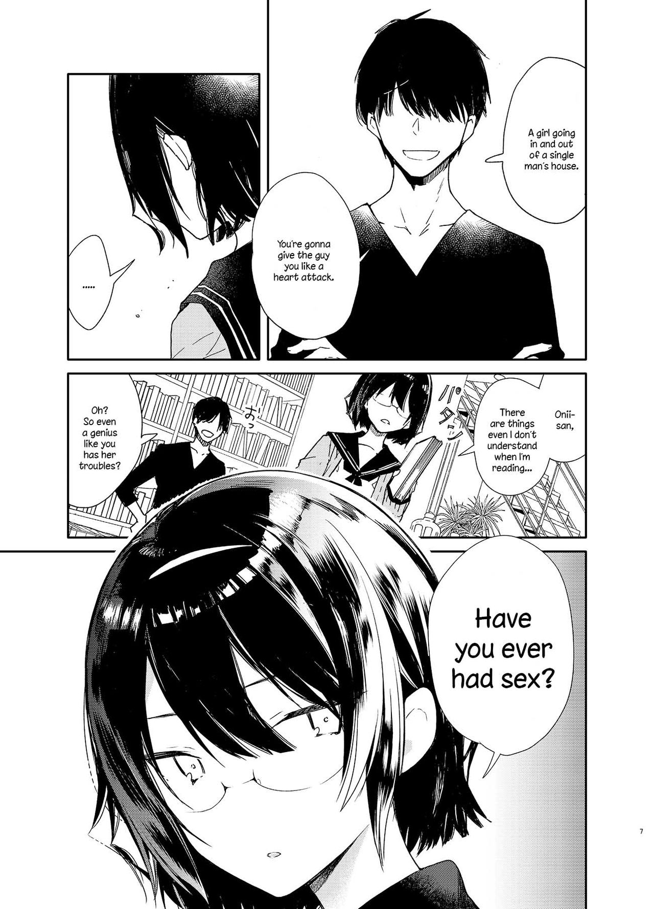 Intellectual Literature Beautiful Girl And Studying ♥ Ecchi [Mutou Koucha] 1 . Intellectual Literature Beautiful Girl And Studying ♥ Ecchi - Chapter 1 [Mutou Koucha] – page 7