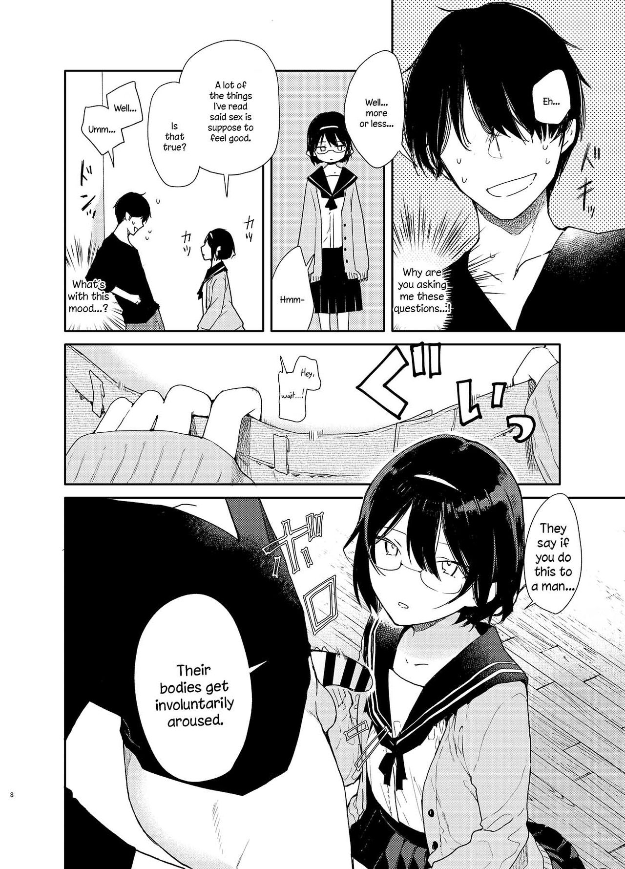 Intellectual Literature Beautiful Girl And Studying ♥ Ecchi [Mutou Koucha] 1 . Intellectual Literature Beautiful Girl And Studying ♥ Ecchi - Chapter 1 [Mutou Koucha] – page 8