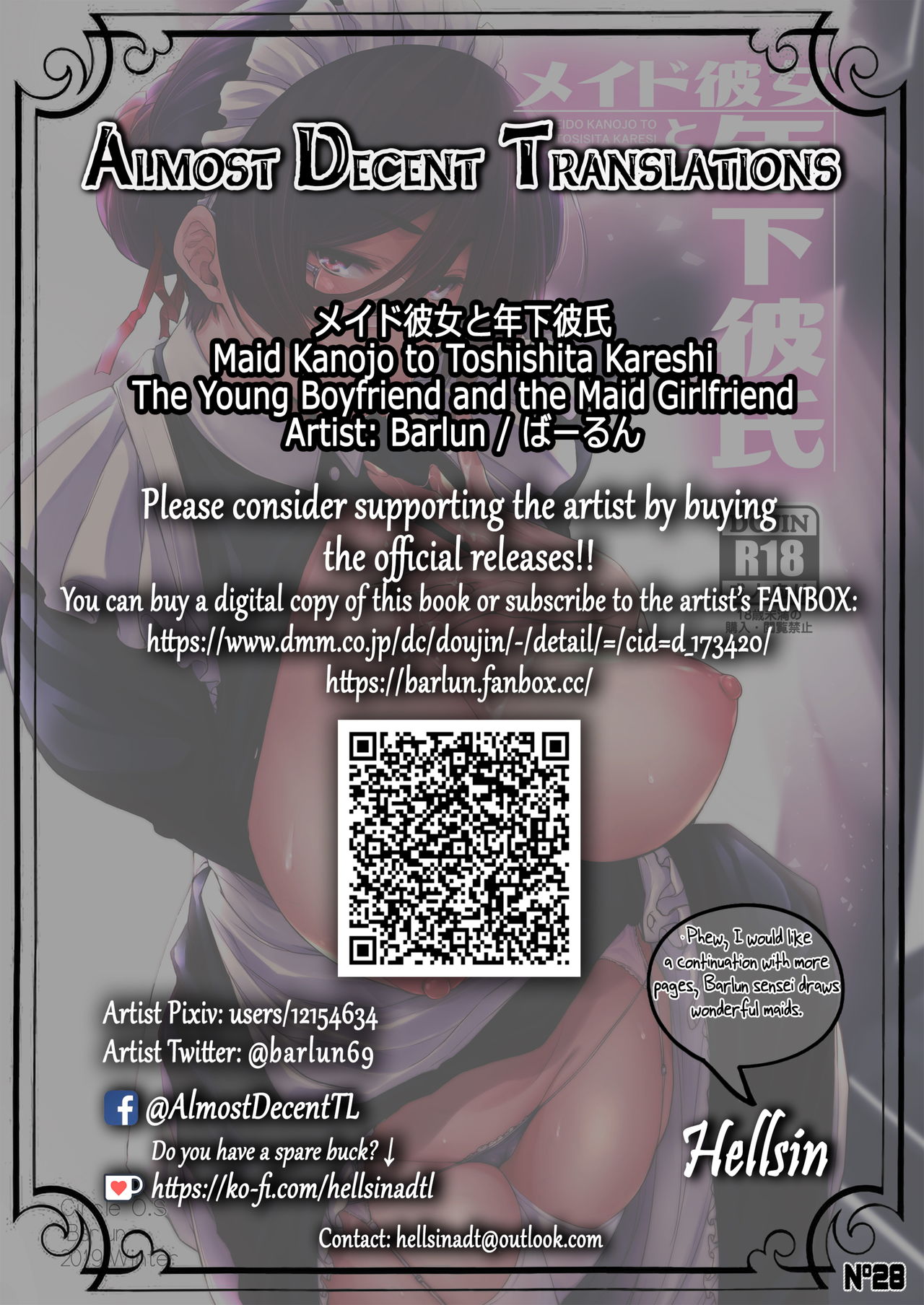 The Young Boyfriend and the Maid Girlfriend [Barlun] 1 . The Young Boyfriend and the Maid Girlfriend - Chapter 1 [Barlun] – page 29