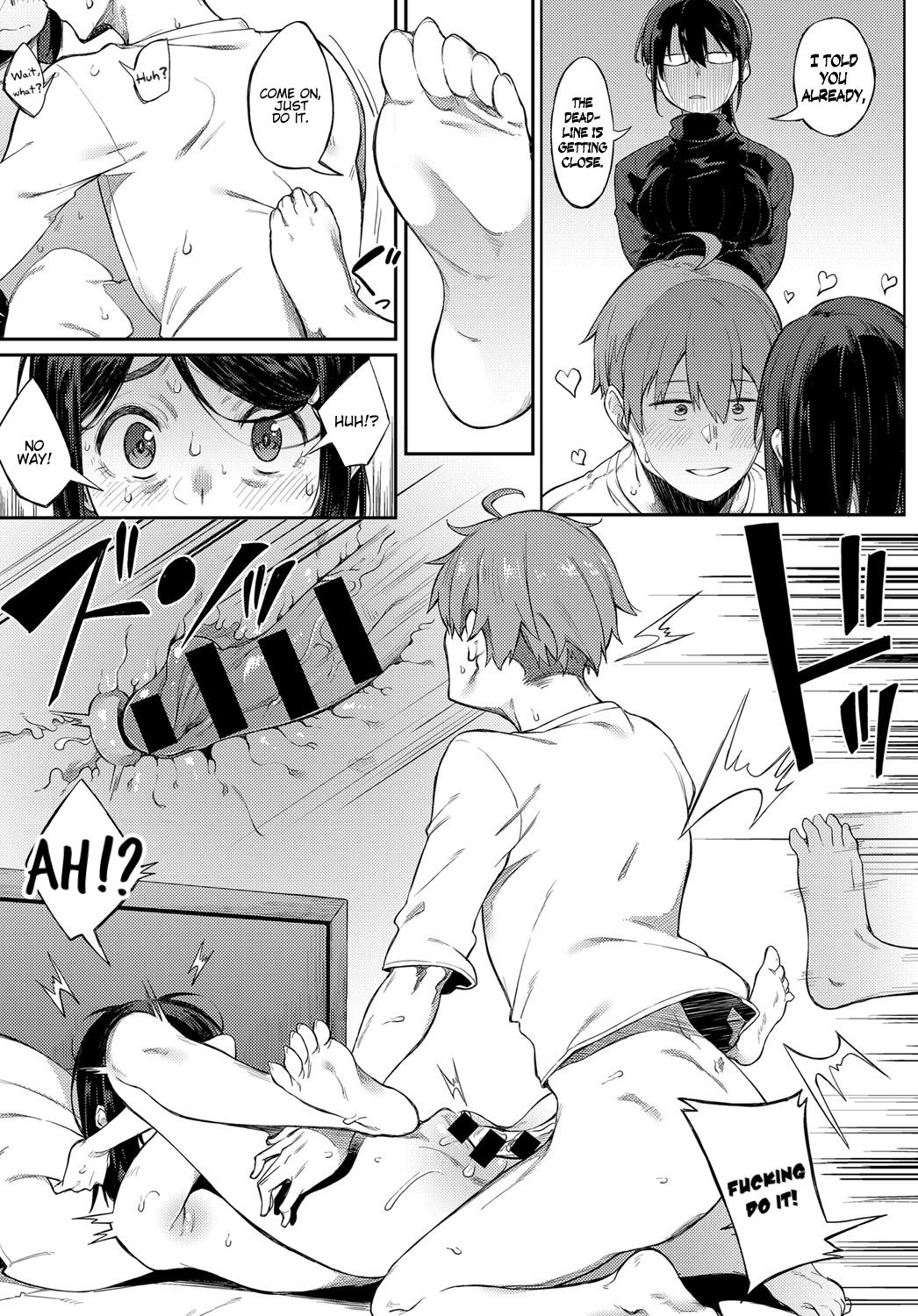 End of the Line Deadline Threesome [Spiritus Tarou] 1 . End of the Line Deadline Threesome - Chapter 1 [Spiritus Tarou] – page 8