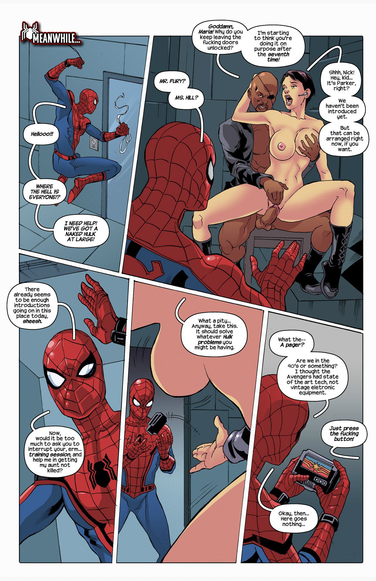 Rekt Control (Various) [Tracy Scops] 1 . Rekt Control - Chapter 1 (Spider-Man , The Avengers) [Tracy Scops] – page 9