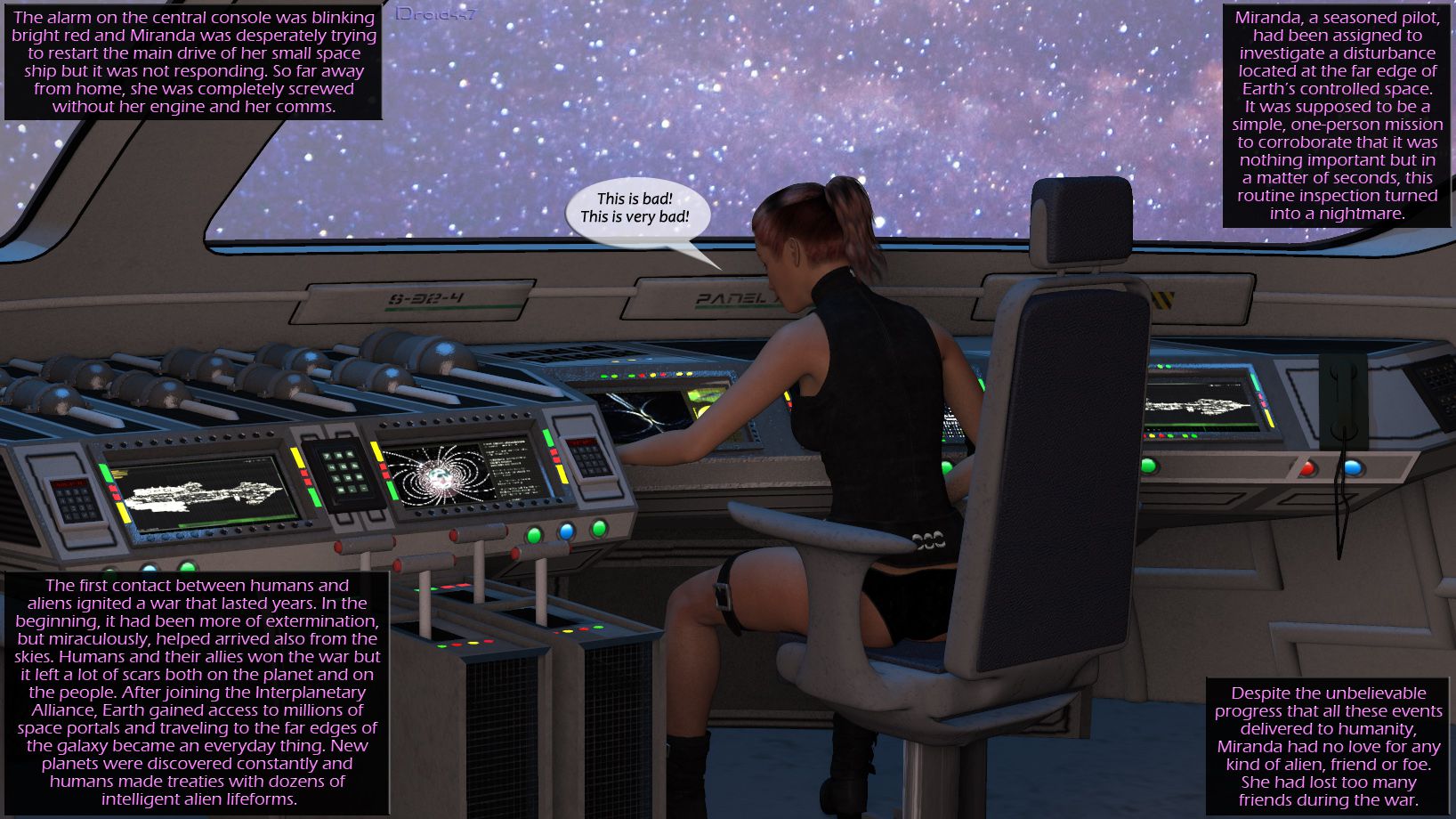 Stranded [3DMonsterStories , Droid447] 1 . Stranded - Chapter 1 [3DMonsterStories , Droid447] – page 2