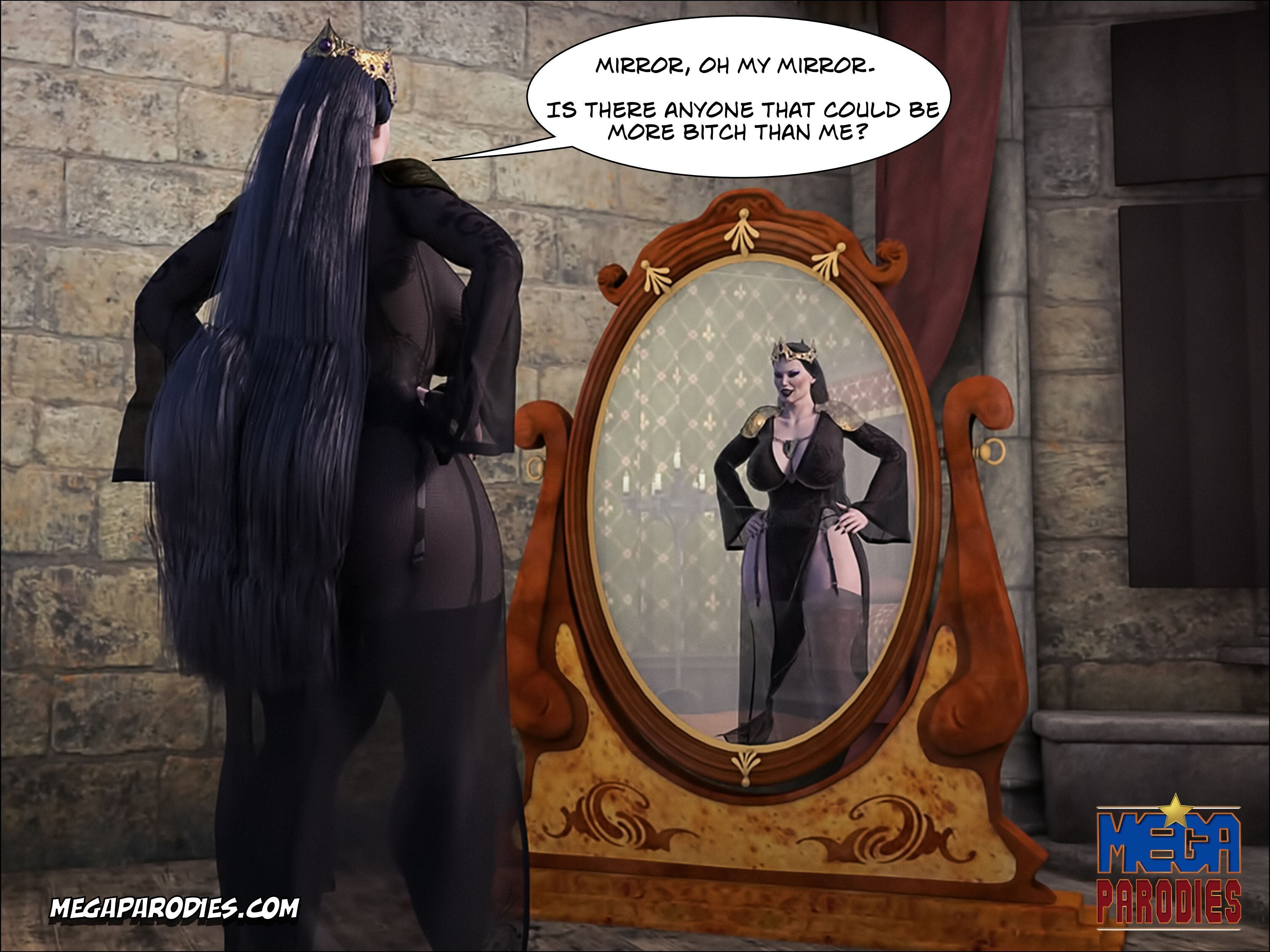 Snow White (Snow White And The Seven Dwarfs) [MegaParodies] 1 . Snow White - Chapter 1 (Snow White And The Seven Dwarfs) [MegaParodies] – page 12