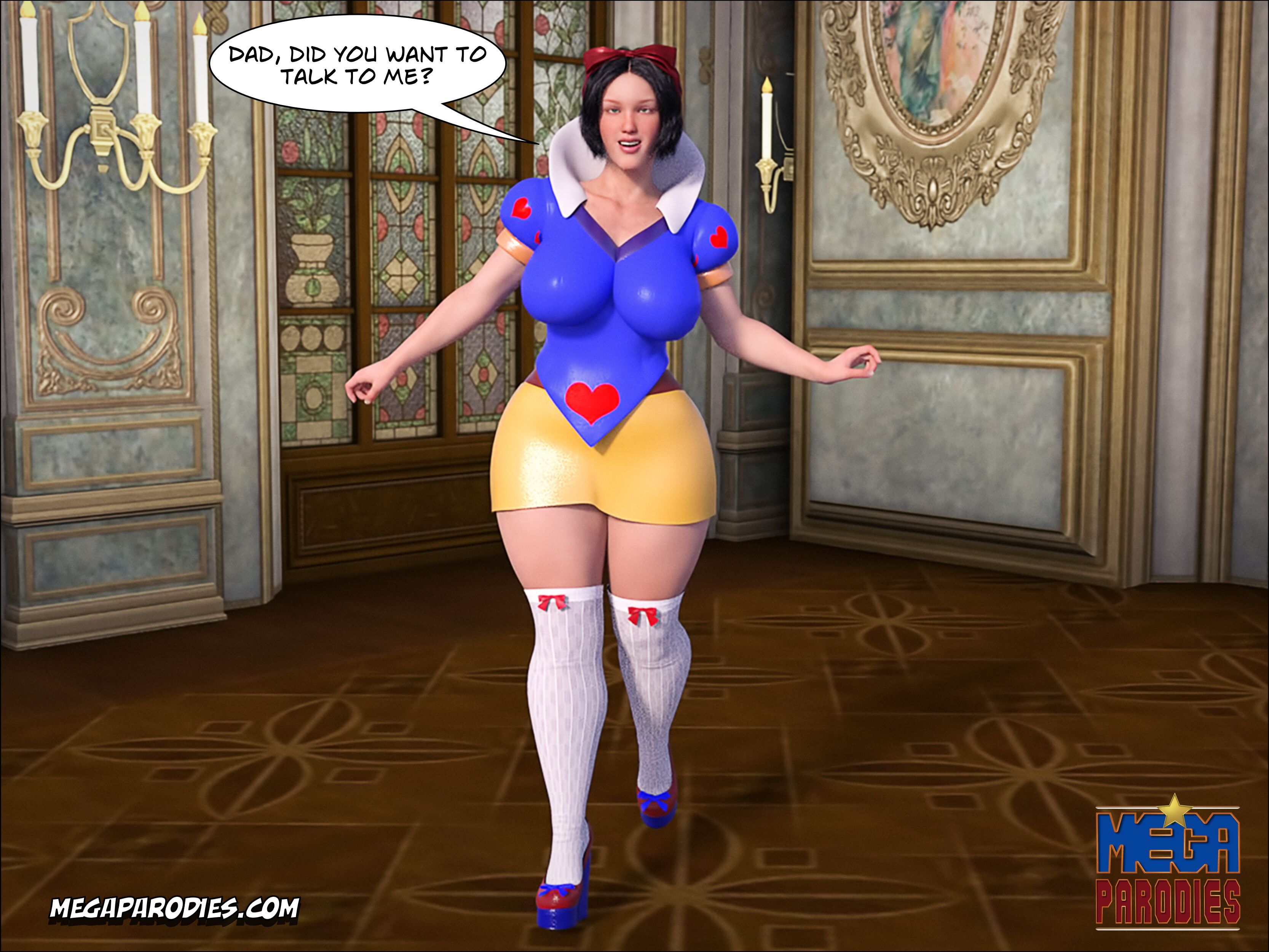 Snow White (Snow White And The Seven Dwarfs) [MegaParodies] 1 . Snow White - Chapter 1 (Snow White And The Seven Dwarfs) [MegaParodies] – page 17
