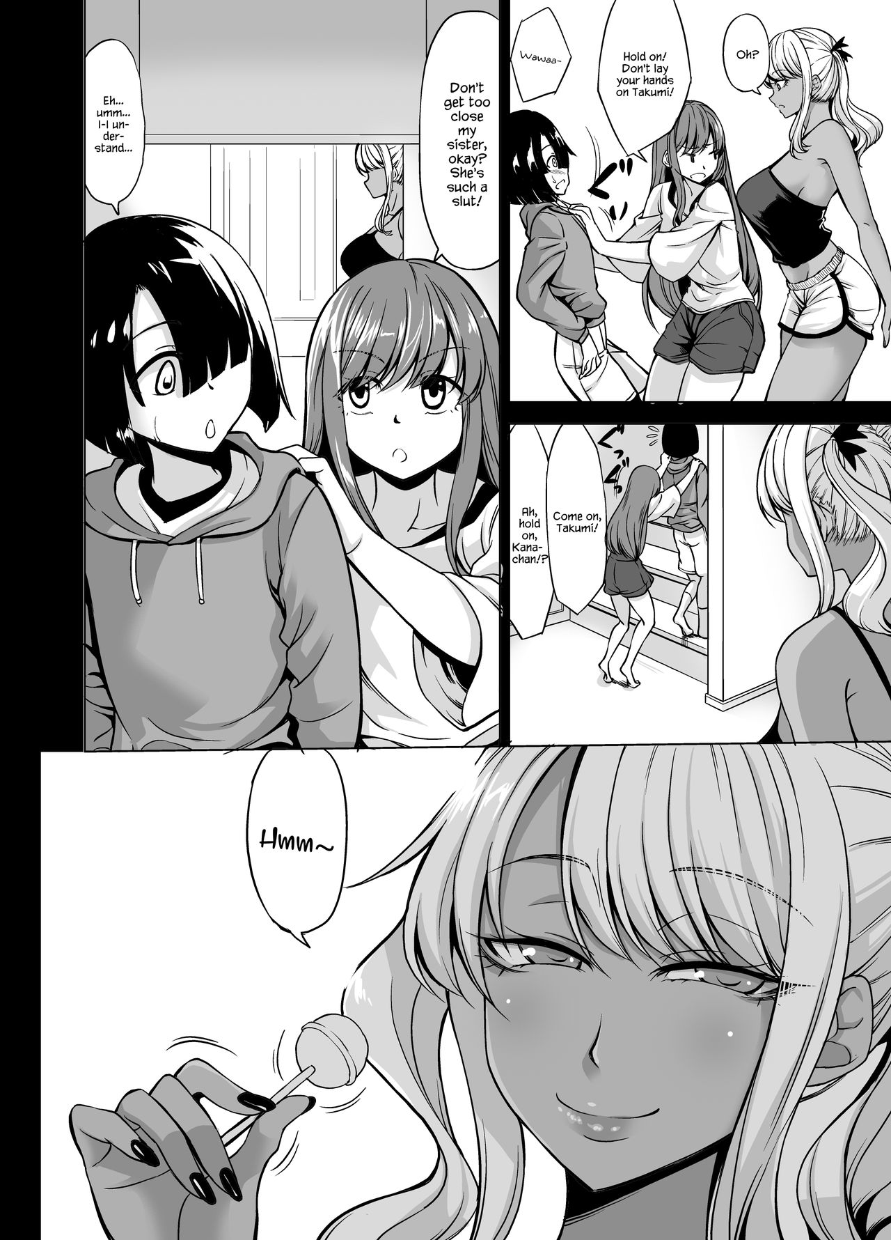 Would you rather be with your A-cup girlfriend or a J-cup, dark skinned, gyaru onee-san? [Kinntarou] 1 . Would you rather be with your A-cup girlfriend or a J-cup, dark skinned, gyaru onee-san? - Chapter 1 [Kinntarou] – page 6