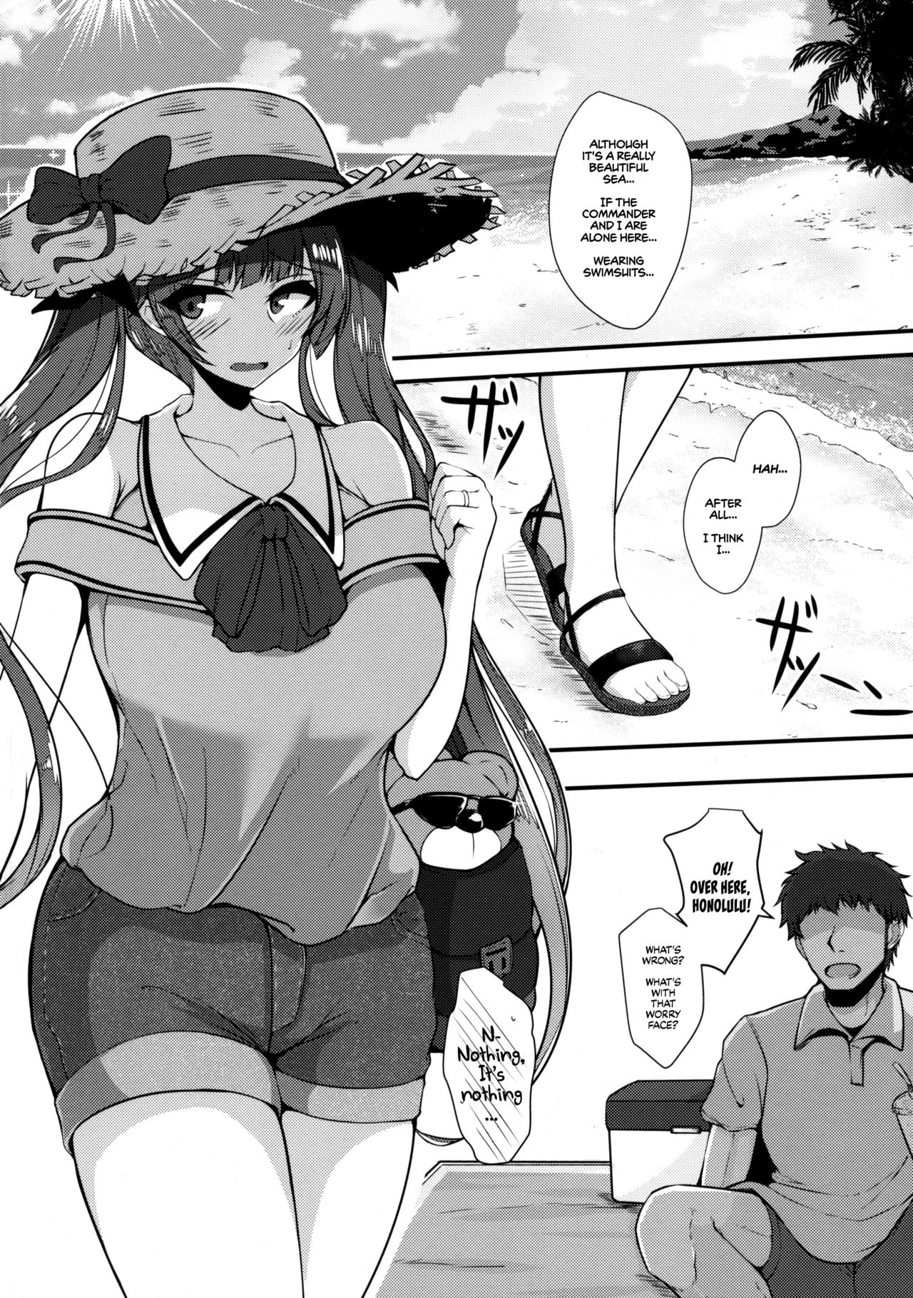 Three Days of Honeymoon with Honolulu (Azur Lane) [Takanotume] 1 . Three Days of Honeymoon with Honolulu - Chapter 1 (Azur Lane) [Takanotume] – page 3