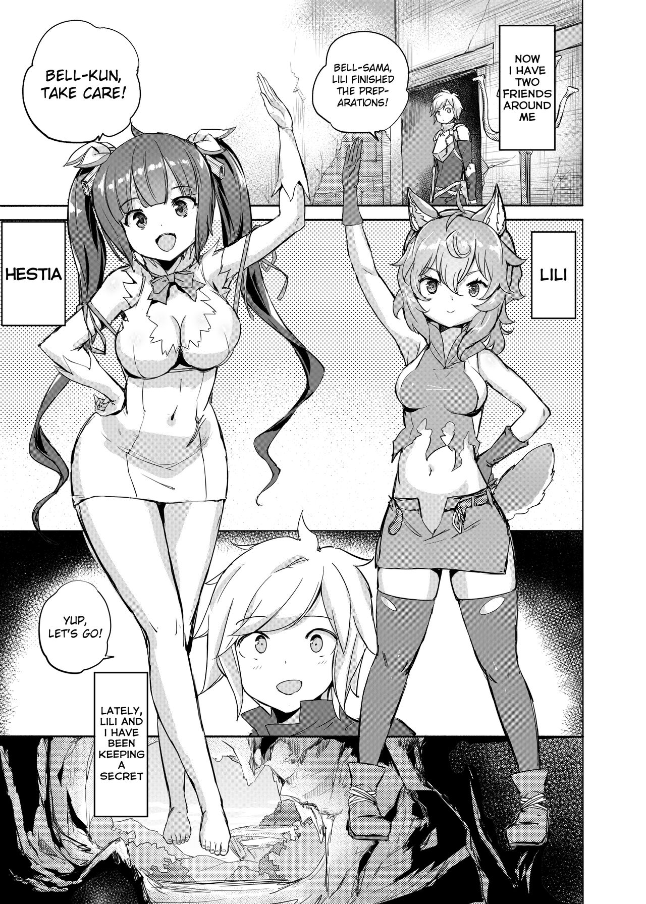 Dungeon Honey Hole Garden (Is It Wrong to Try to Pick Up Girls in a Dungeon?) [Akaiguppy] 1 . Dungeon Honey Hole Garden - Chapter 1 (Is It Wrong to Try to Pick Up Girls in a Dungeon?) [Akaiguppy] – page 4