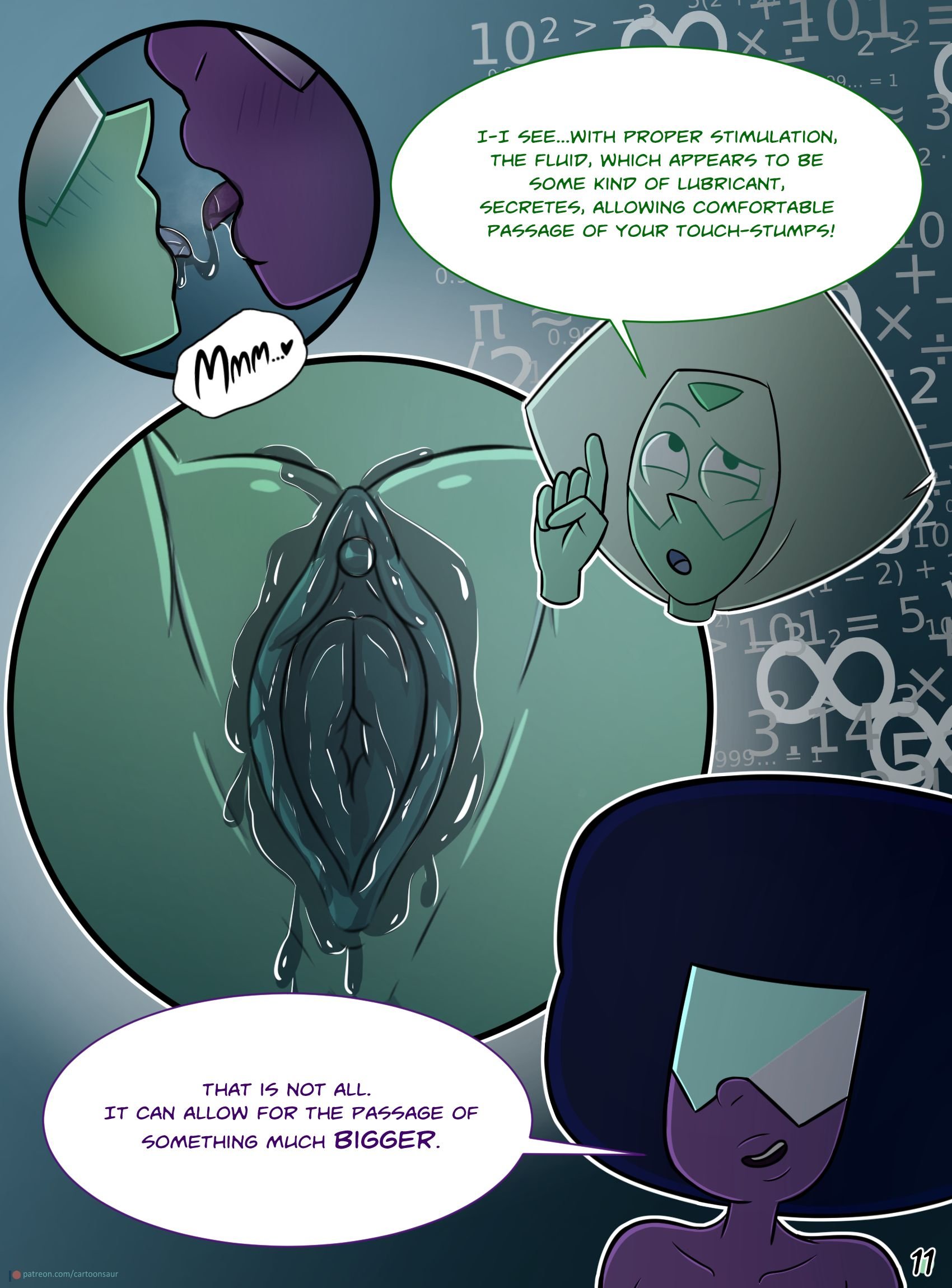 Peridot ‘Experiments’ (Steven Universe) [Cartoonsaur] 1.2 . Peridot 'Experiments' - SHEMALE - Chapter 1 (Steven Universe) [Cartoonsaur] – page 12