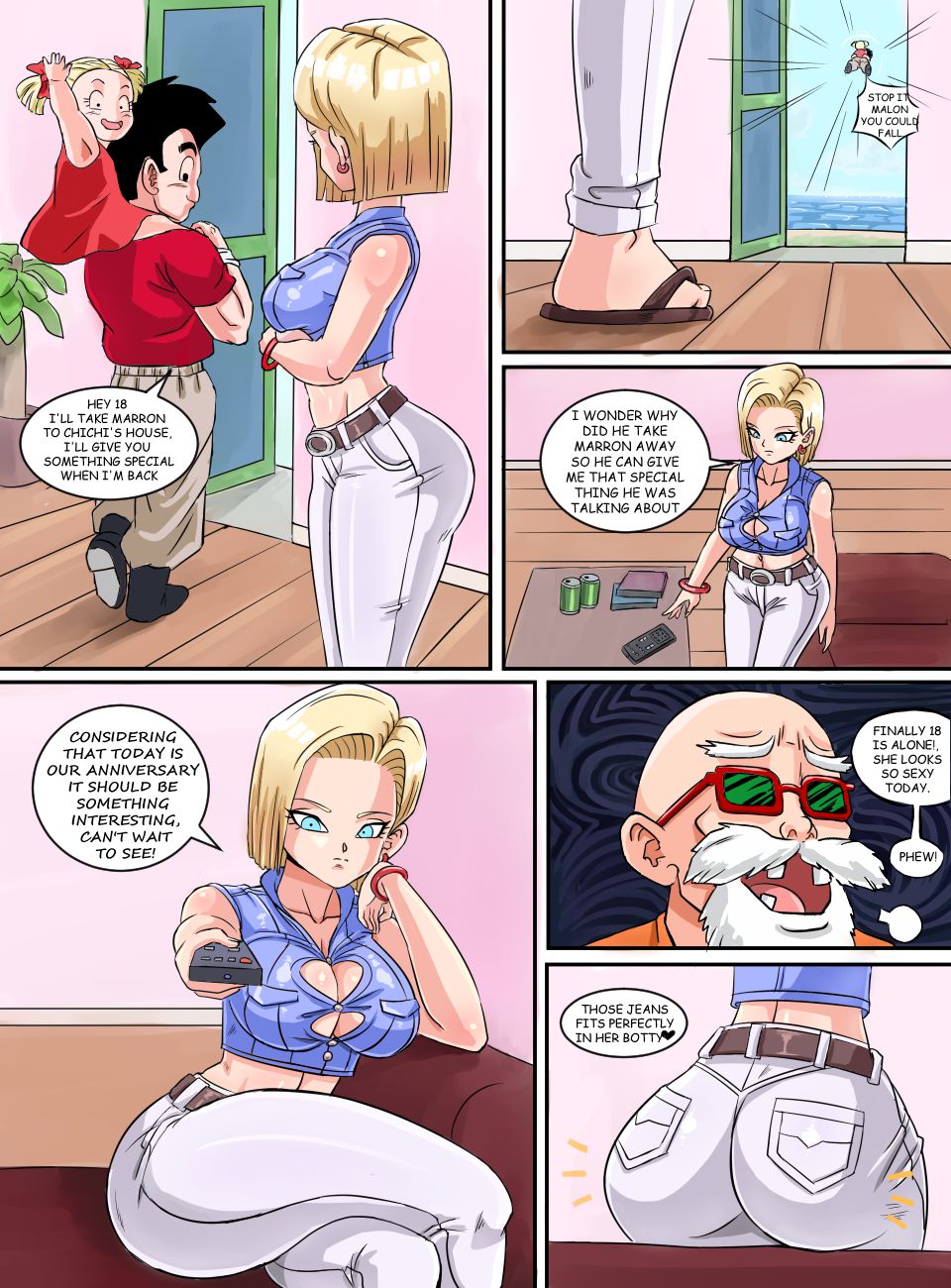 Android 18 Is Alone! (Dragon Ball Z) [Pink Pawg] 1 . Android 18 Is Alone! - Chapter 1 (Dragon Ball Z) [Pink Pawg] – page 2