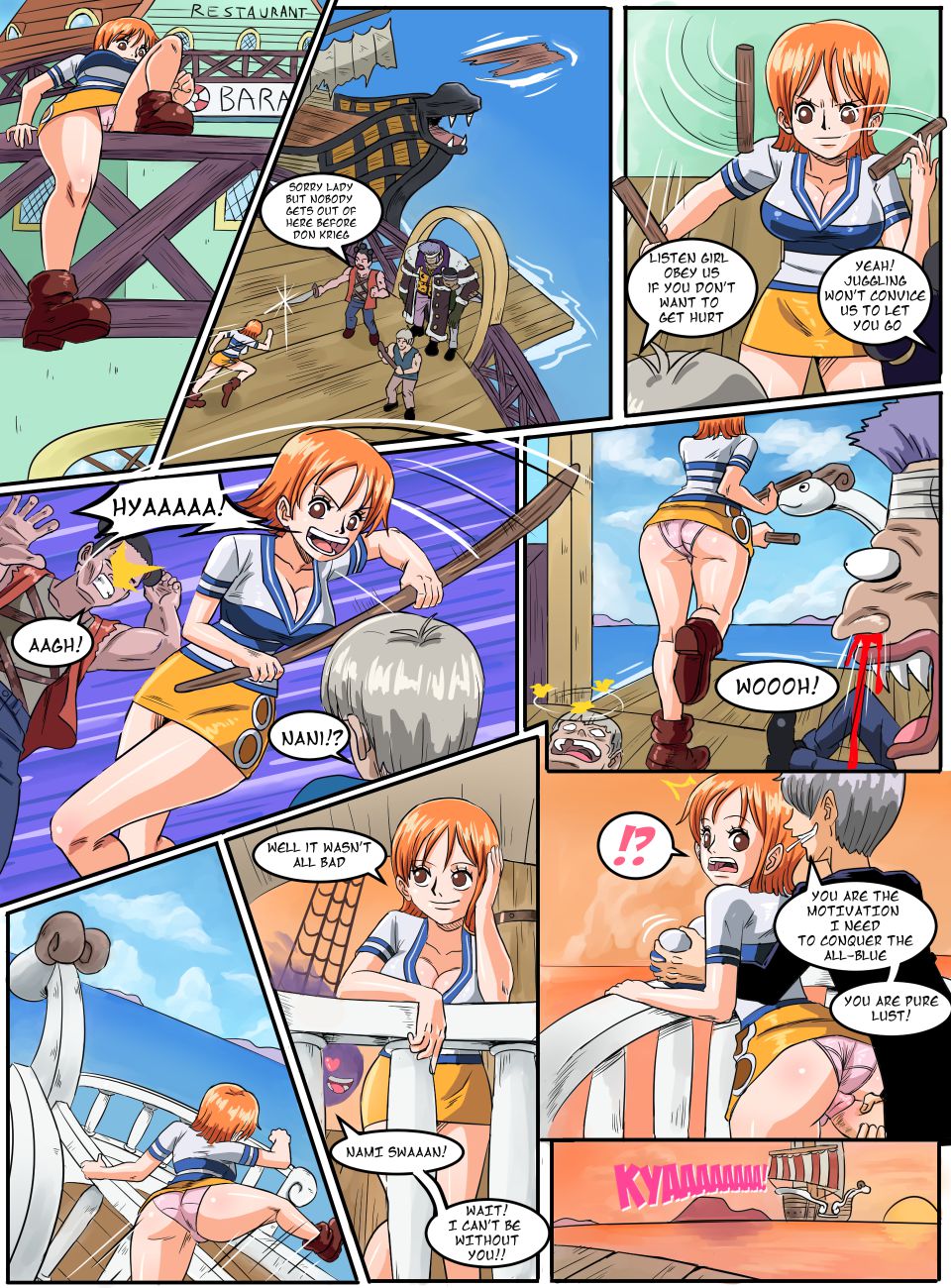 Navigator Nami’s Path (One Piece) [Pink Pawg] 1 . Navigator Nami's Path - Chapter 1 (One Piece) [Pink Pawg] – page 7