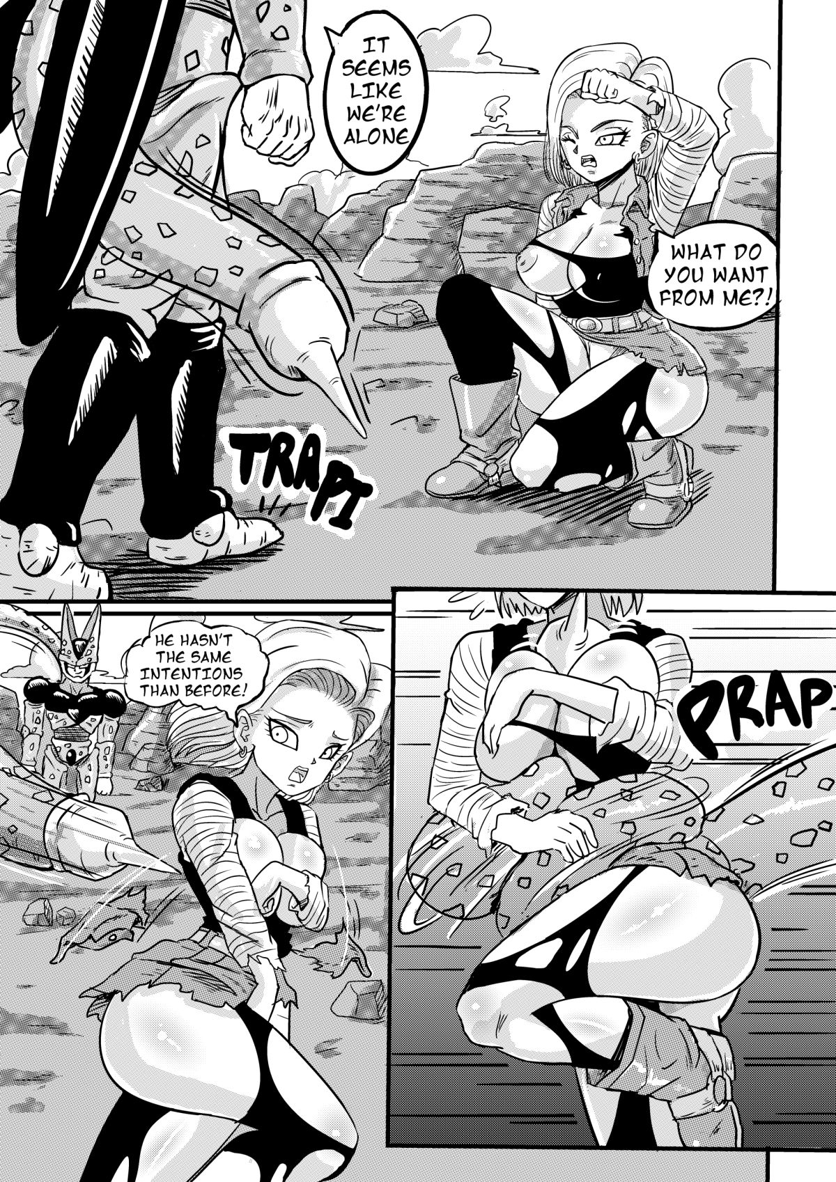 Android Fighterz (Dragon Ball Z) [Pink Pawg] 1 . Android Fighterz - Chapter 1 (Dragon Ball Z) [Pink Pawg] – page 4