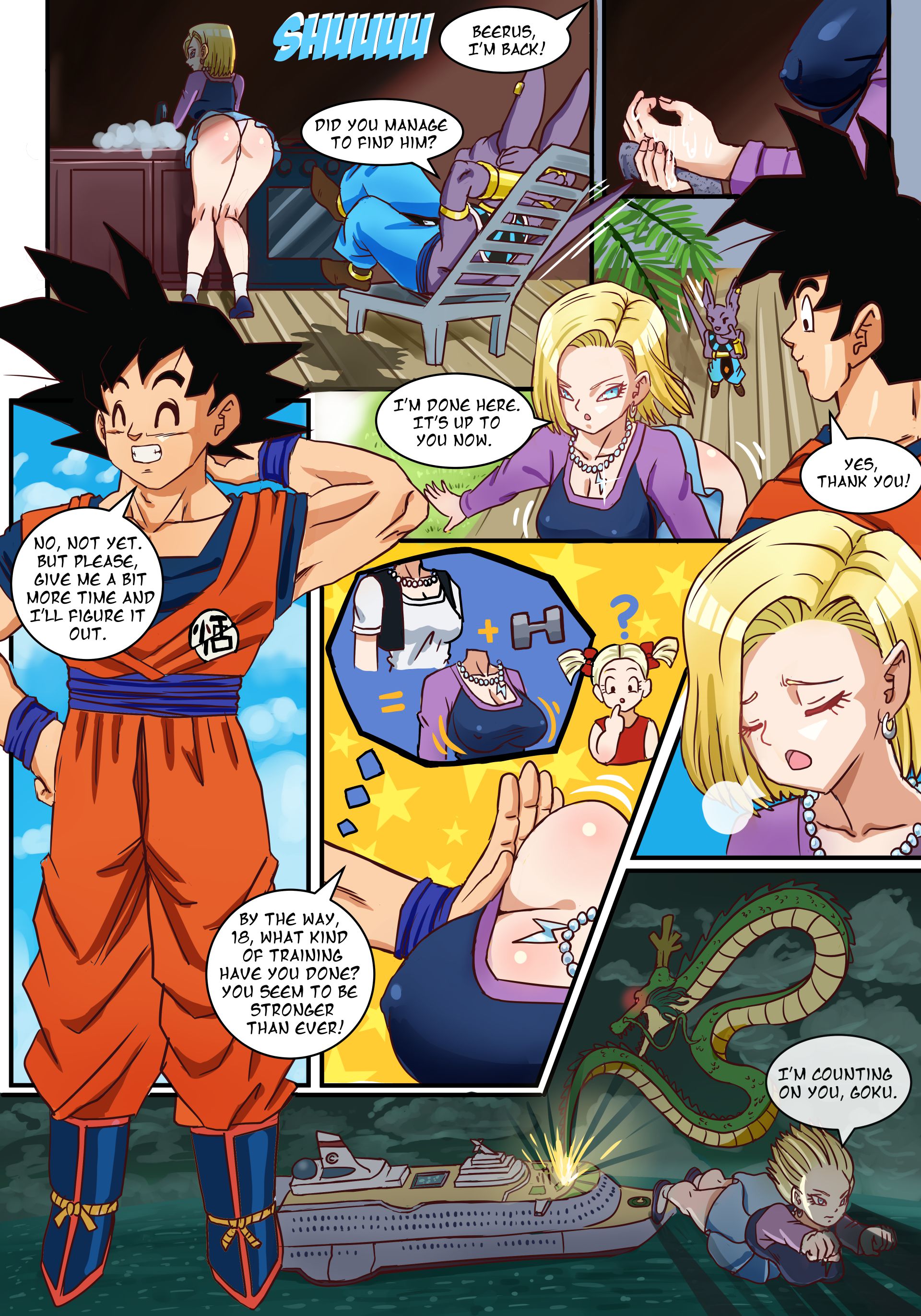 The Goddess Wife (Dragon Ball Super) [Pink Pawg] 1 . The Goddess Wife - Chapter 1 (Dragon Ball Super) [Pink Pawg] – page 7