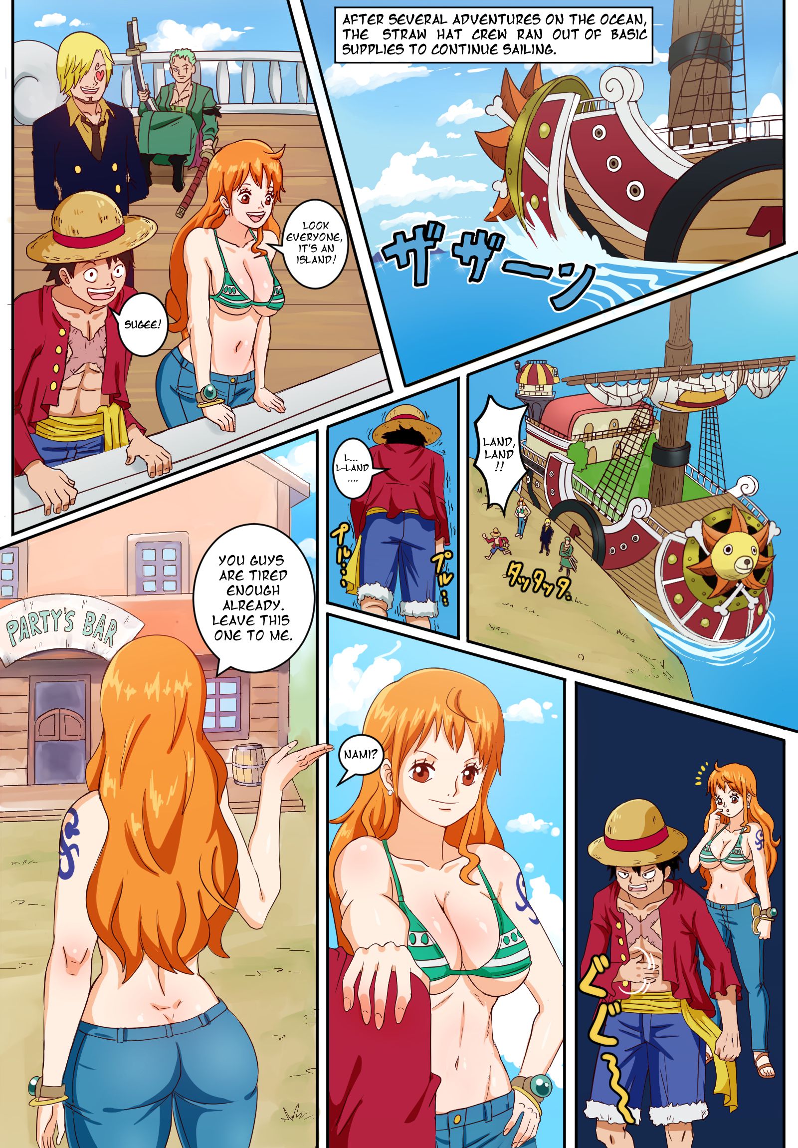 Pirate Girls At The Bar (One Piece) [Pink Pawg] 1 . Pirate Girls At The Bar - Chapter 1 (One Piece) [Pink Pawg] – page 2