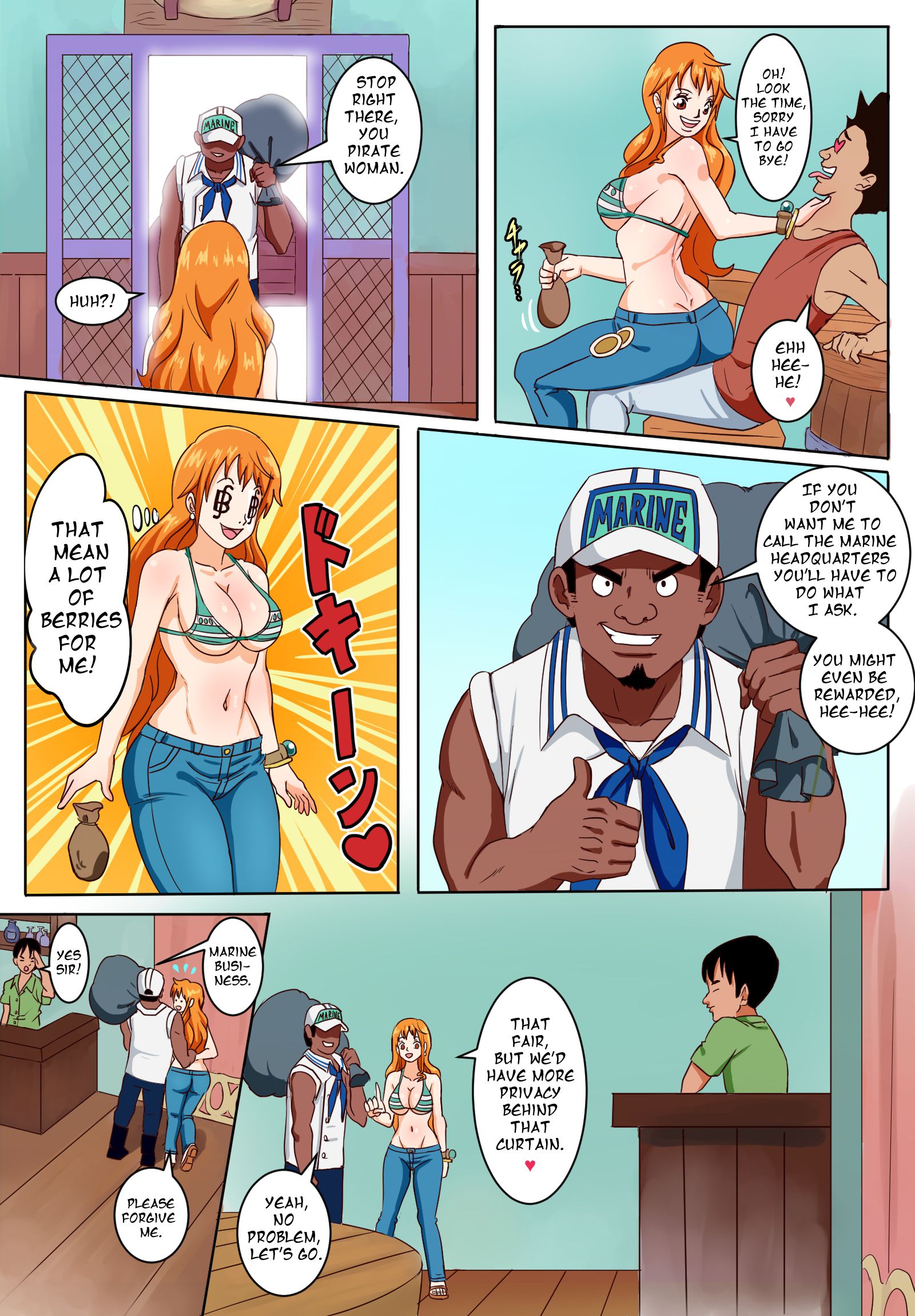 Pirate Girls At The Bar (One Piece) [Pink Pawg] 1 . Pirate Girls At The Bar - Chapter 1 (One Piece) [Pink Pawg] – page 4