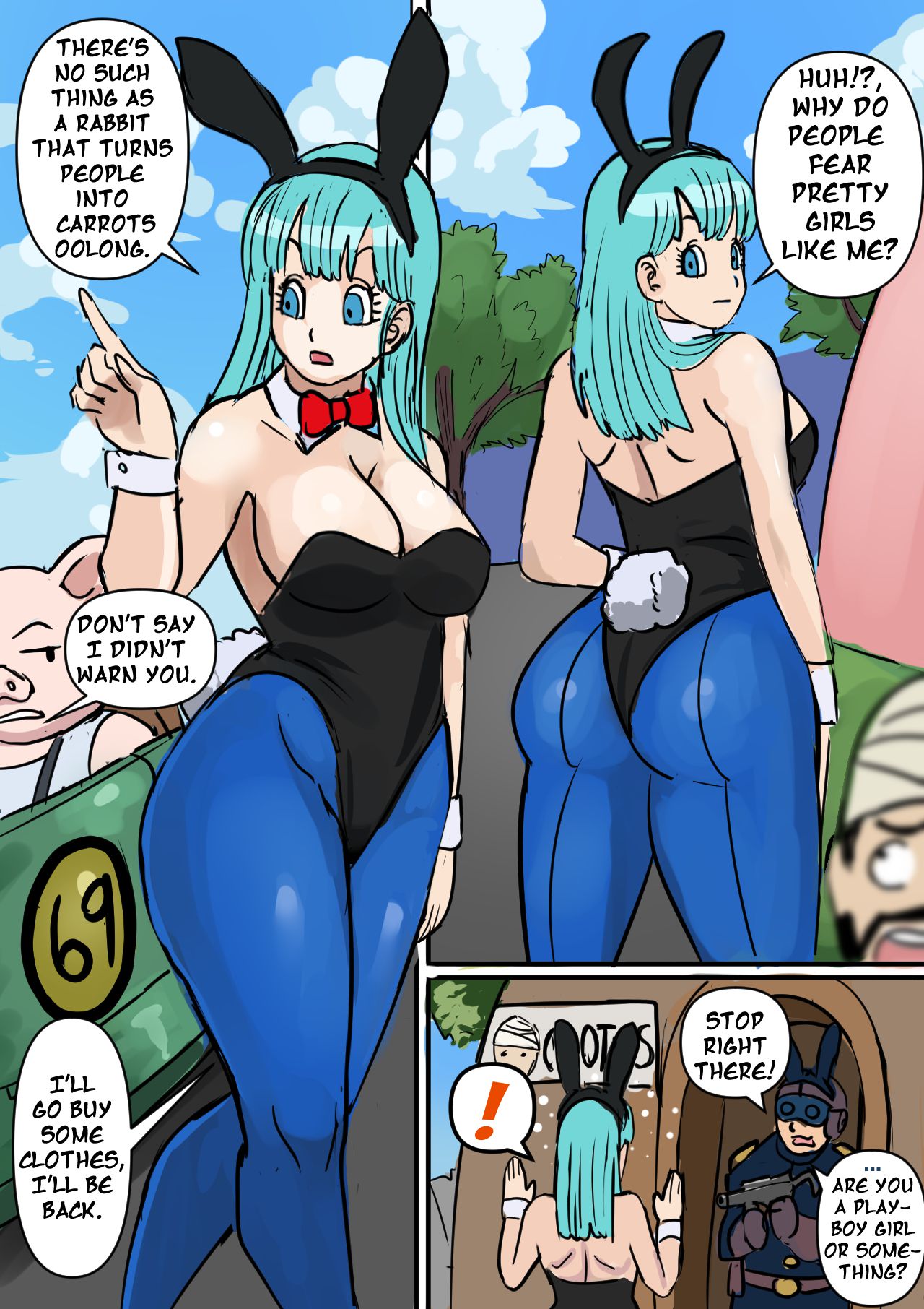 Bulma Short Comic (Dragon Ball) [Pink Pawg] 1 . Bulma Short Comic  - Chapter 1 (Dragon Ball) [Pink Pawg] – page 1