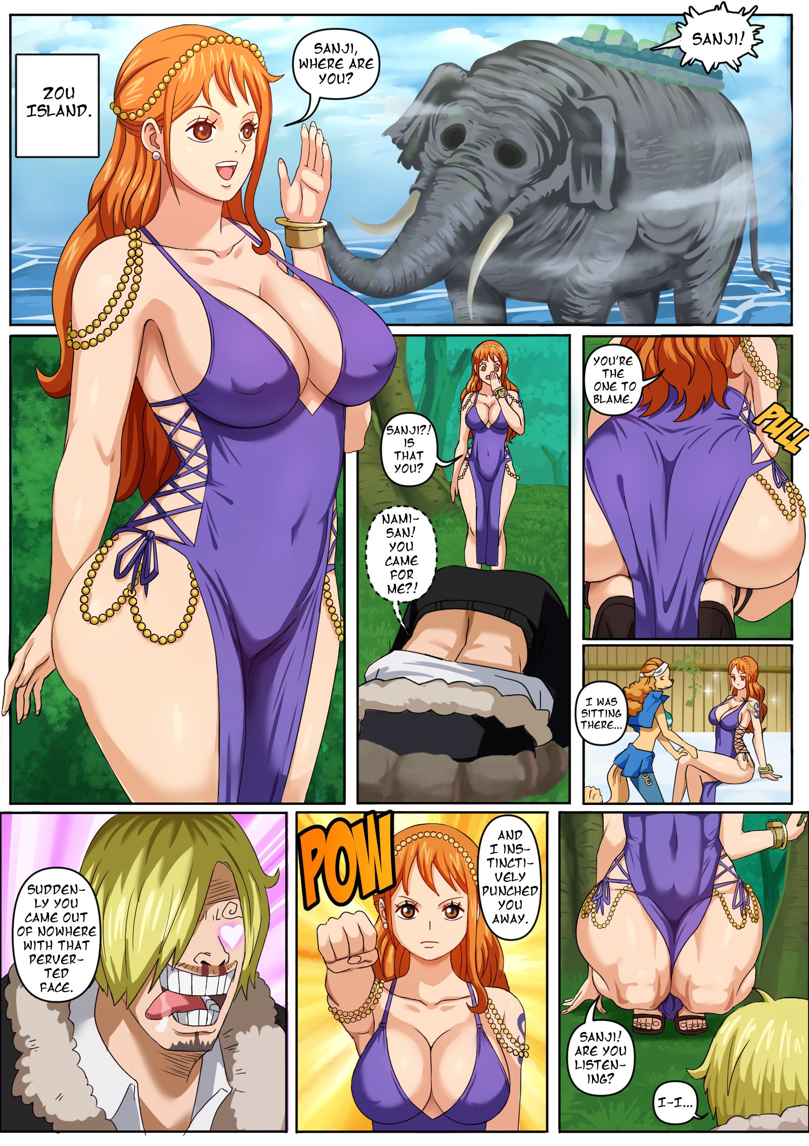 A Chance With Nami (One Piece) [Pink Pawg] 1 . A Chance With Nami  - Chapter 1 (One Piece) [Pink Pawg] – page 2