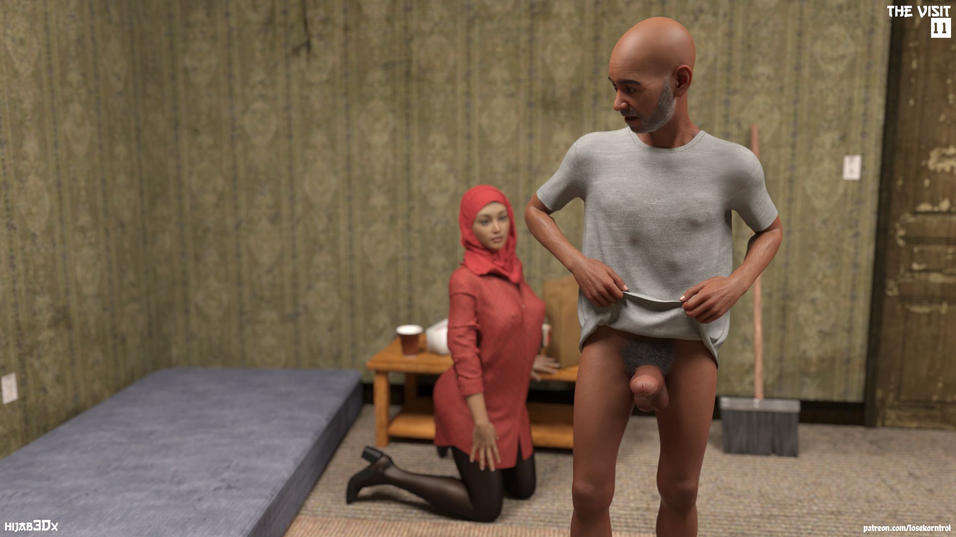 The Visit [LoseKorntrol , Hijab 3DX] 1 . The Visit - Chapter 1 [LoseKorntrol , Hijab 3DX] – page 11