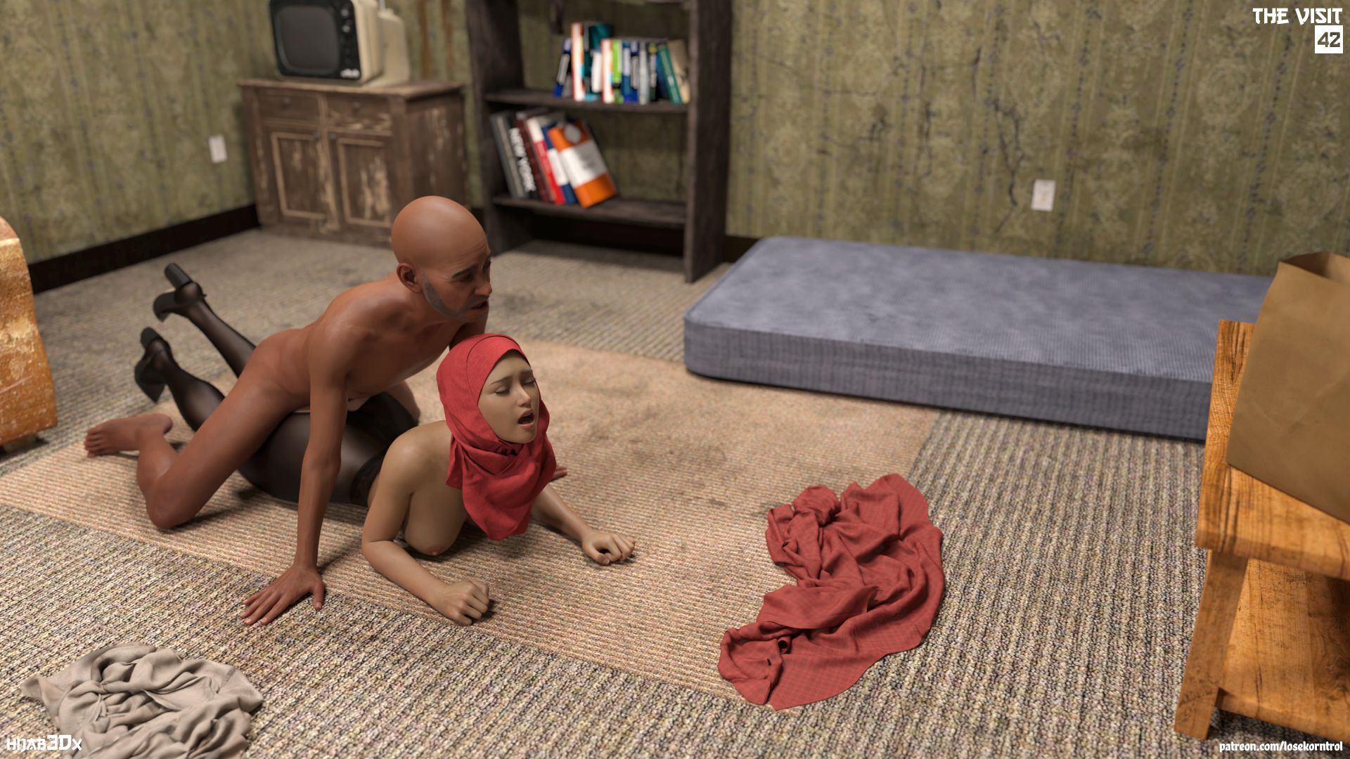 The Visit [LoseKorntrol , Hijab 3DX] 1 . The Visit - Chapter 1 [LoseKorntrol , Hijab 3DX] – page 42