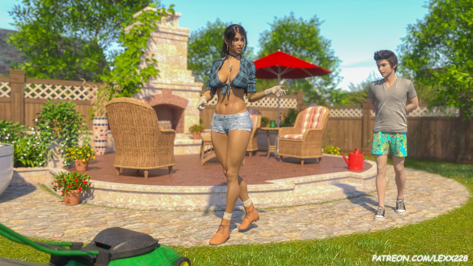 The Neighbor’s Garden [Lexx228] 1 . The Neighbor's Garden - Chapter 1 [Lexx228] – page 10
