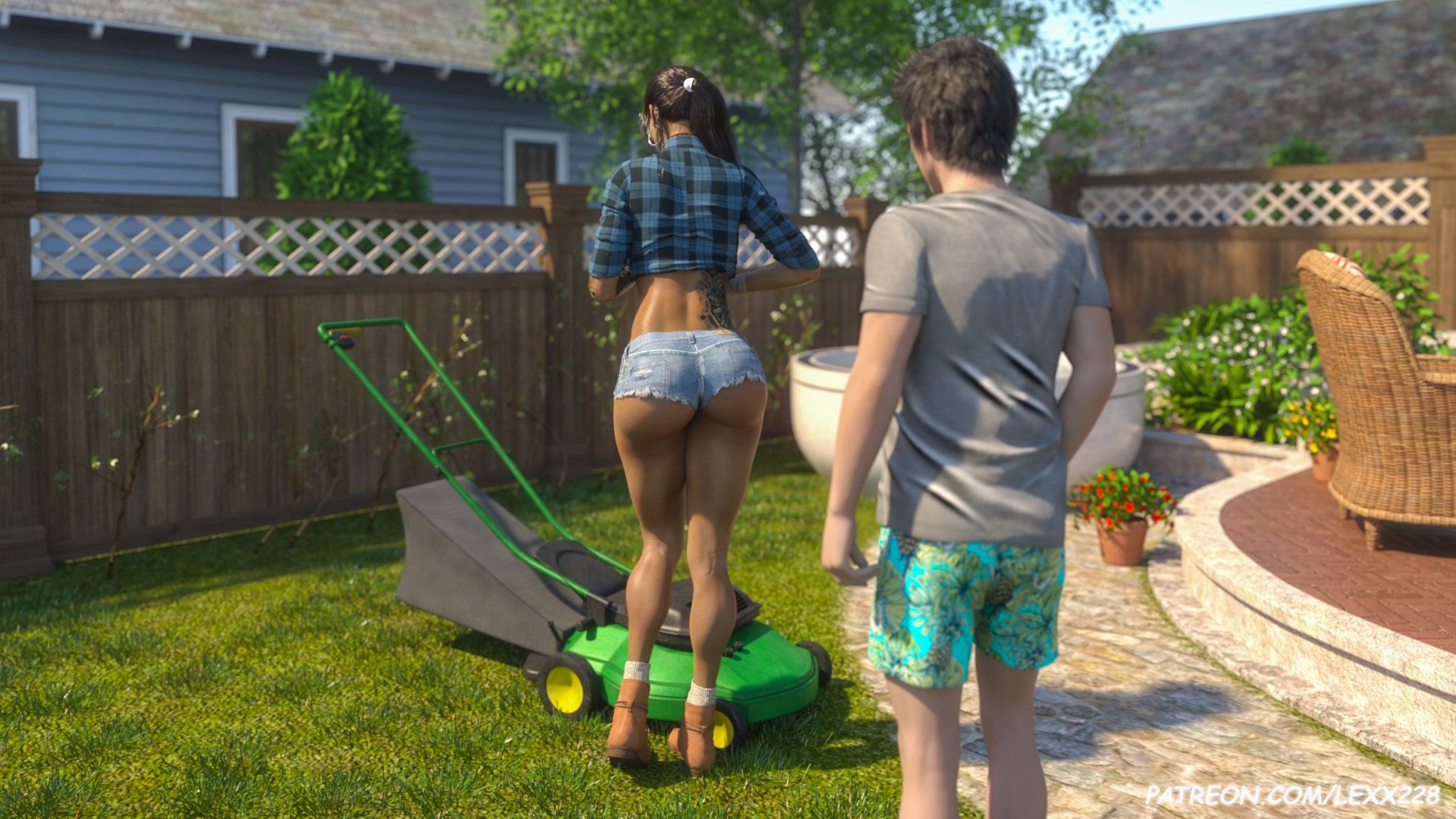 The Neighbor’s Garden [Lexx228] 1 . The Neighbor's Garden - Chapter 1 [Lexx228] – page 15