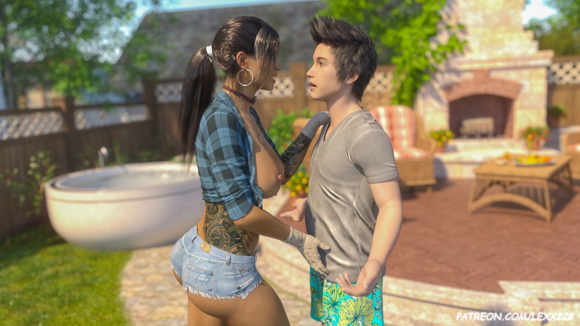 The Neighbor’s Garden [Lexx228] 1 . The Neighbor's Garden - Chapter 1 [Lexx228] – page 20