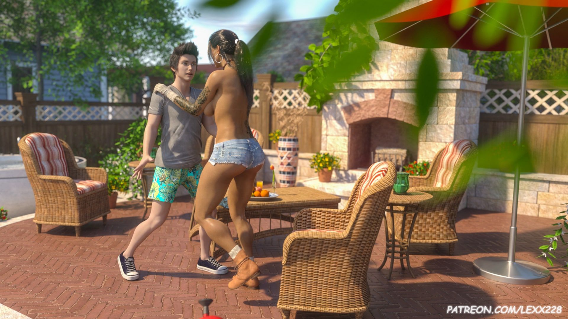 The Neighbor’s Garden [Lexx228] 1 . The Neighbor's Garden - Chapter 1 [Lexx228] – page 32