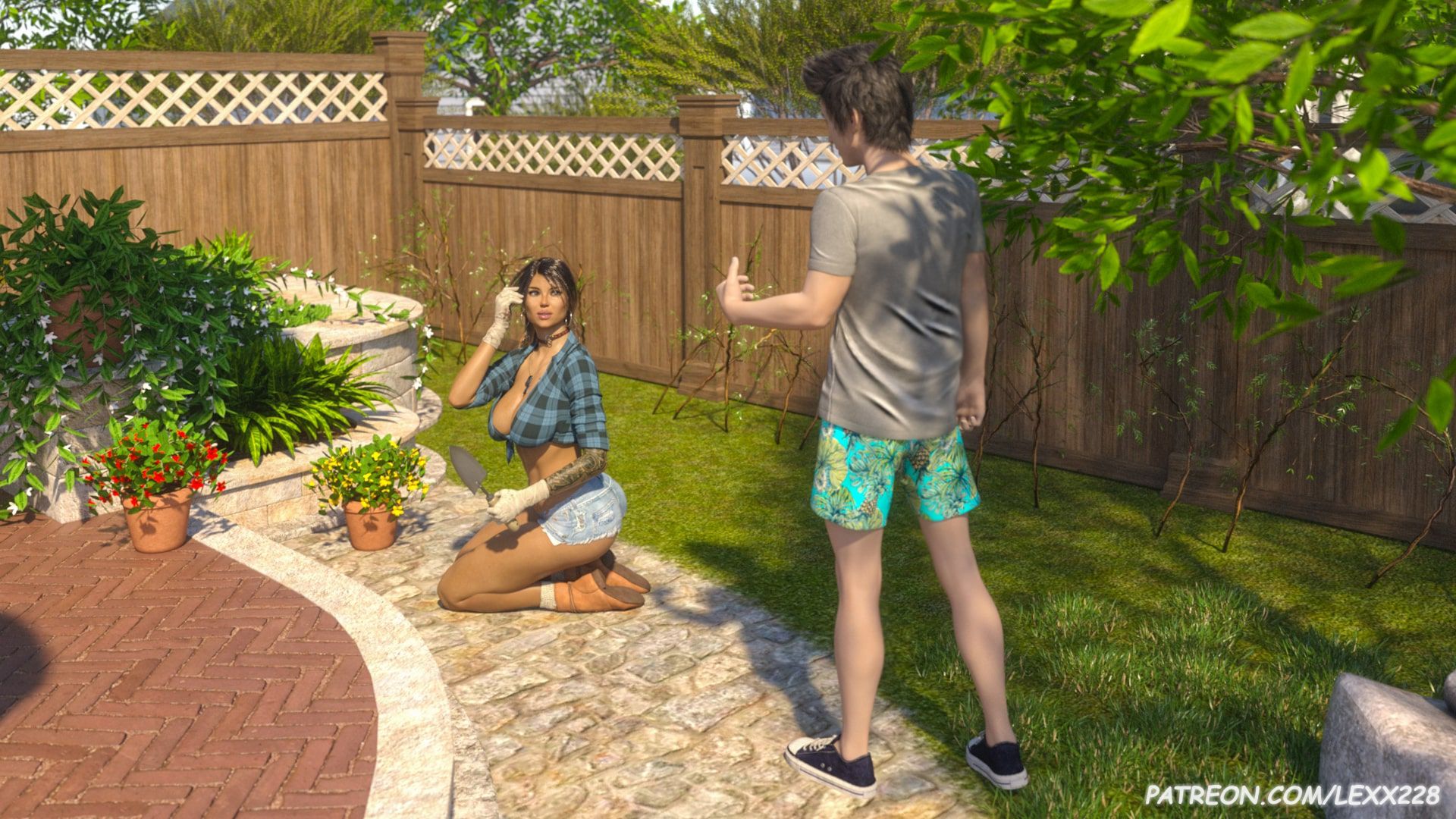 The Neighbor’s Garden [Lexx228] 1 . The Neighbor's Garden - Chapter 1 [Lexx228] – page 4