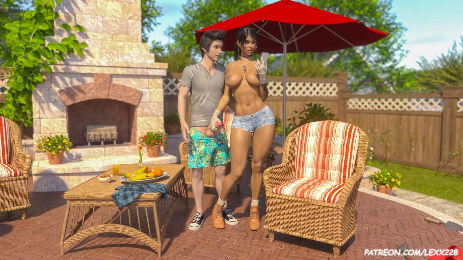 The Neighbor’s Garden [Lexx228] 1 . The Neighbor's Garden - Chapter 1 [Lexx228] – page 49