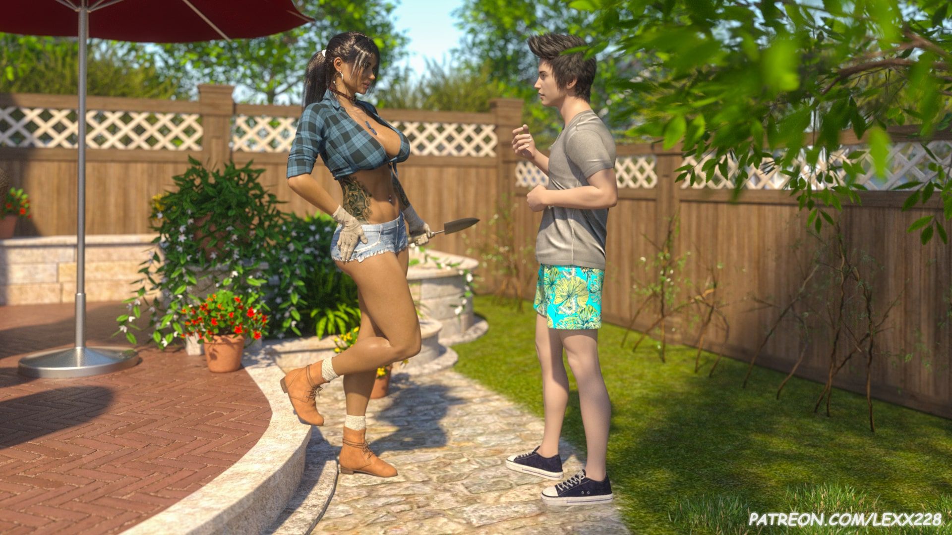 The Neighbor’s Garden [Lexx228] 1 . The Neighbor's Garden - Chapter 1 [Lexx228] – page 6