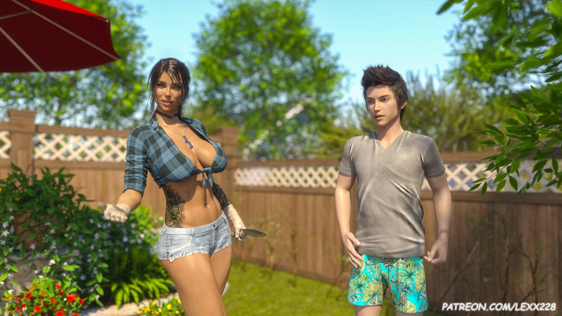 The Neighbor’s Garden [Lexx228] 1 . The Neighbor's Garden - Chapter 1 [Lexx228] – page 9