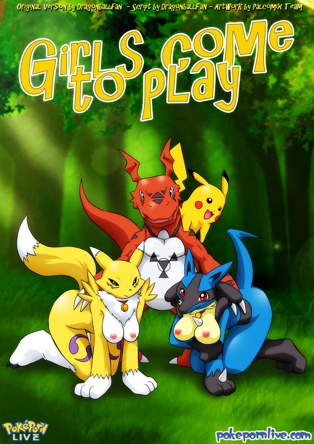 Girls Come To Play (Pokemon , Digimon) [Palcomix] 1 . Girls Come To Play - Chapter 1 (Pokemon , Digimon) [Palcomix] – page 1