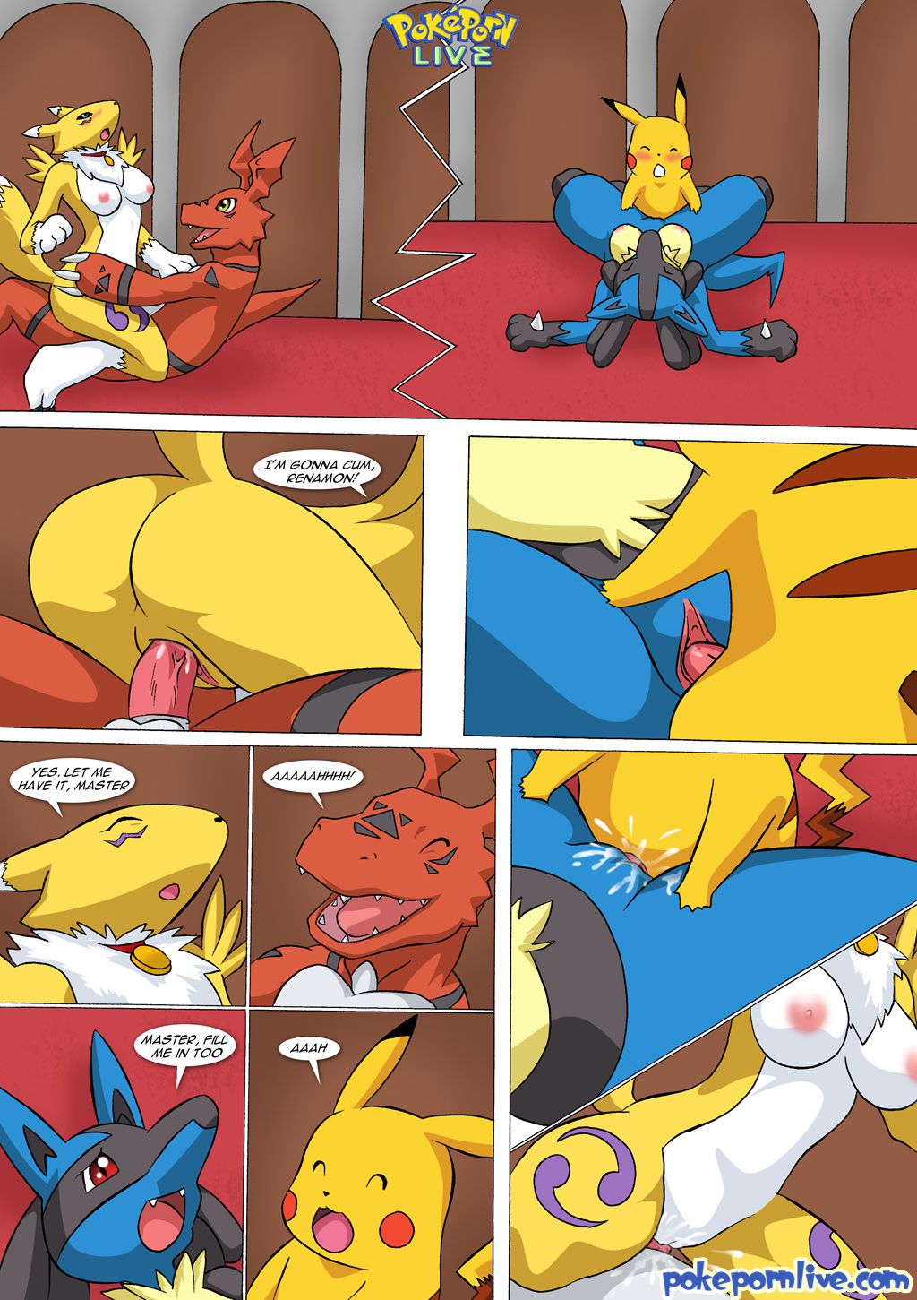 Girls Come To Play (Pokemon , Digimon) [Palcomix] 1 . Girls Come To Play - Chapter 1 (Pokemon , Digimon) [Palcomix] – page 9