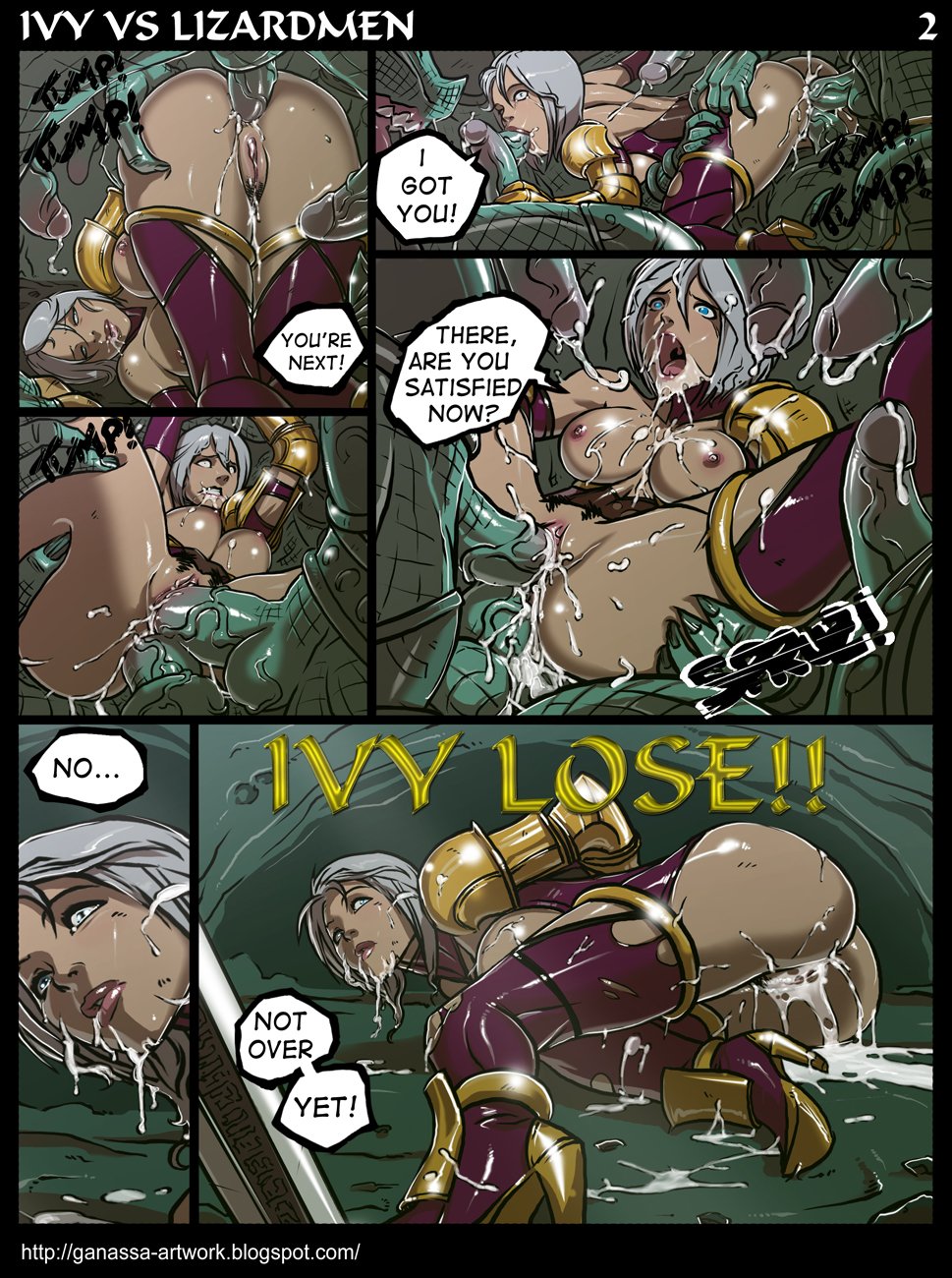 Ivy VS Lizardmen (Soulcalibur) [Ganassa] 1 . Ivy VS Lizardmen  - Chapter 1 (Soulcalibur) [Ganassa] – page 2
