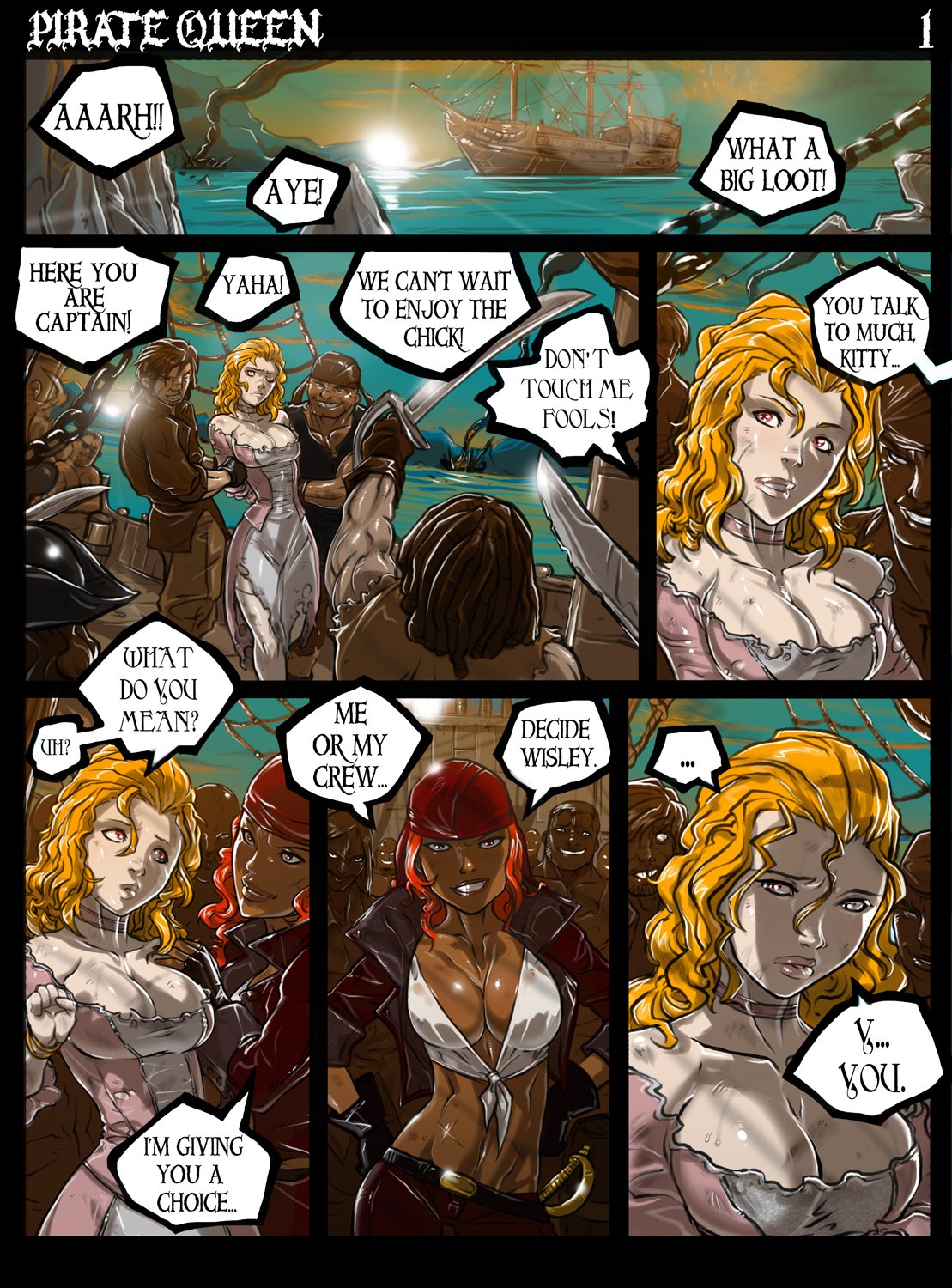 Pirate Queen [Ganassa] 1 . Pirate Queen - Chapter 1 [Ganassa] – page 1