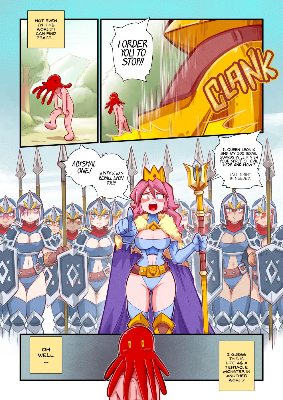 Life as a Tentacle Monster in Another World [Mr.E] 1  Life as a Tentacle Monster in Another World  - Chapter 1 [Mr.E] – page 13