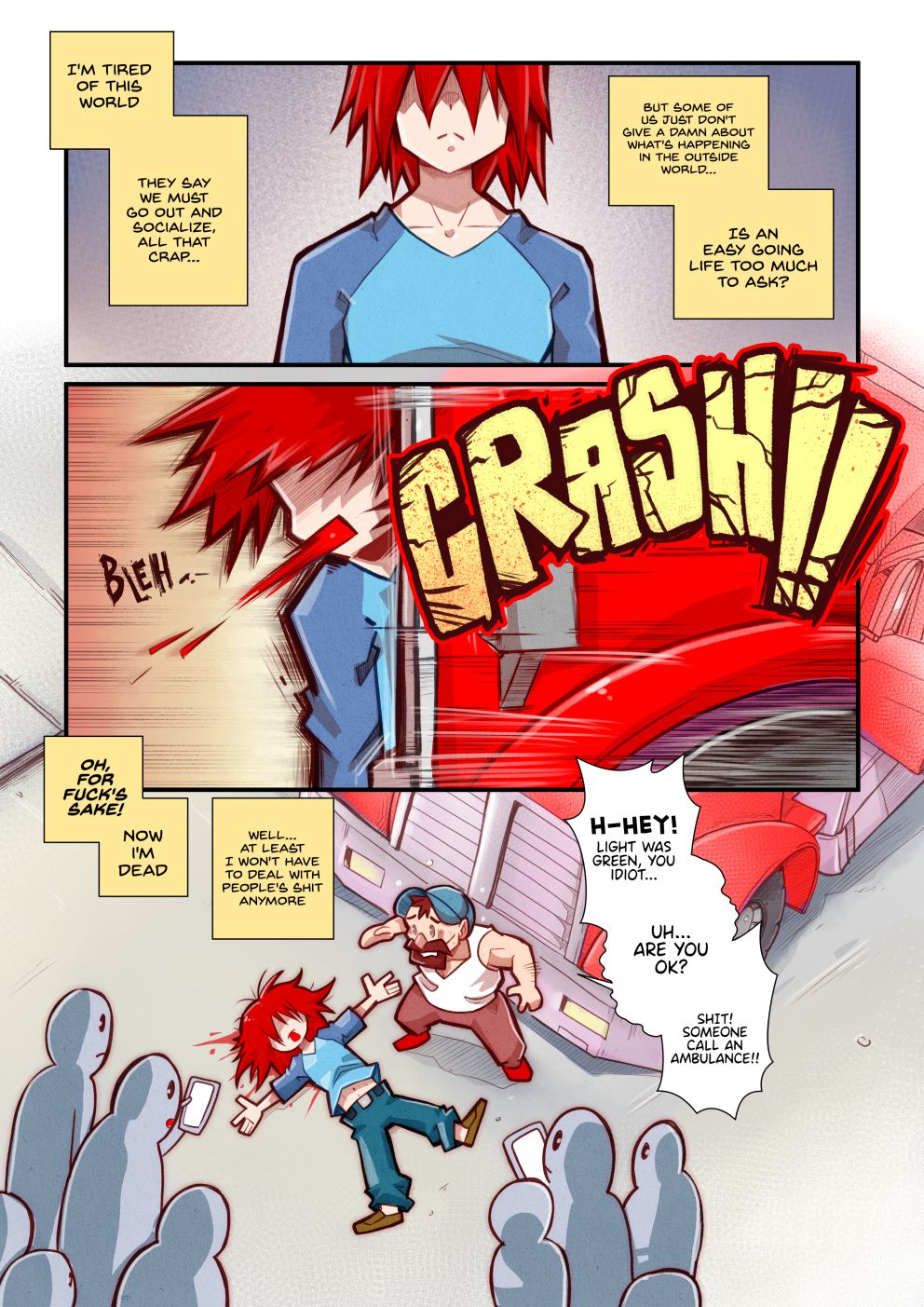 Life as a Tentacle Monster in Another World [Mr.E] 1  Life as a Tentacle Monster in Another World  - Chapter 1 [Mr.E] – page 2