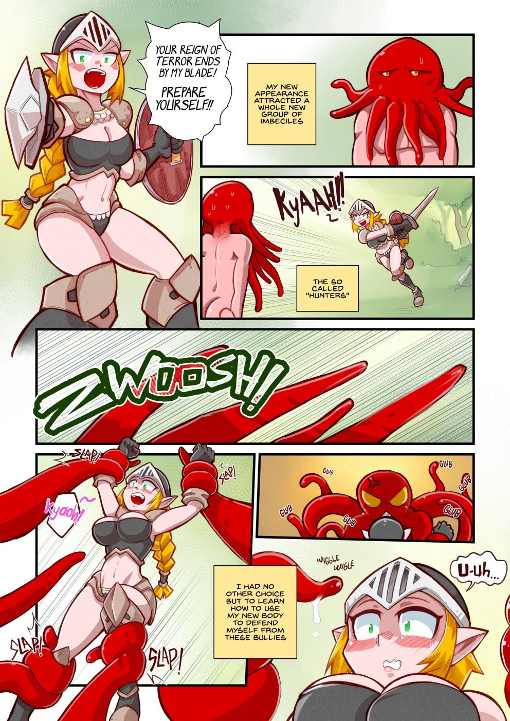 Life as a Tentacle Monster in Another World [Mr.E] 1  Life as a Tentacle Monster in Another World  - Chapter 1 [Mr.E] – page 5