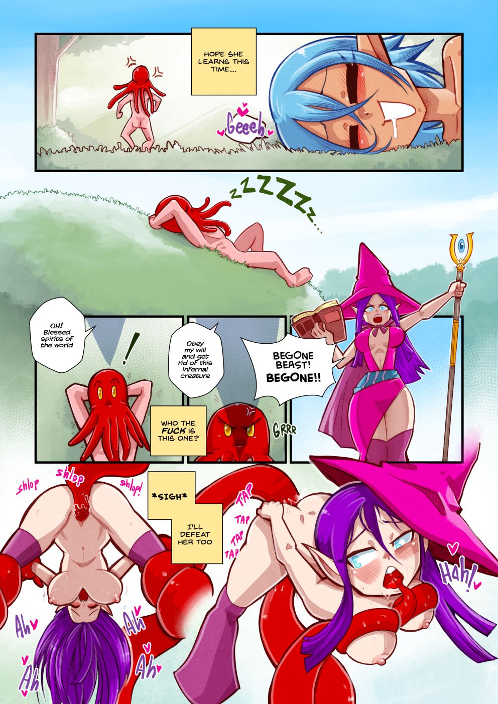 Life as a Tentacle Monster in Another World [Mr.E] 1  Life as a Tentacle Monster in Another World  - Chapter 1 [Mr.E] – page 9