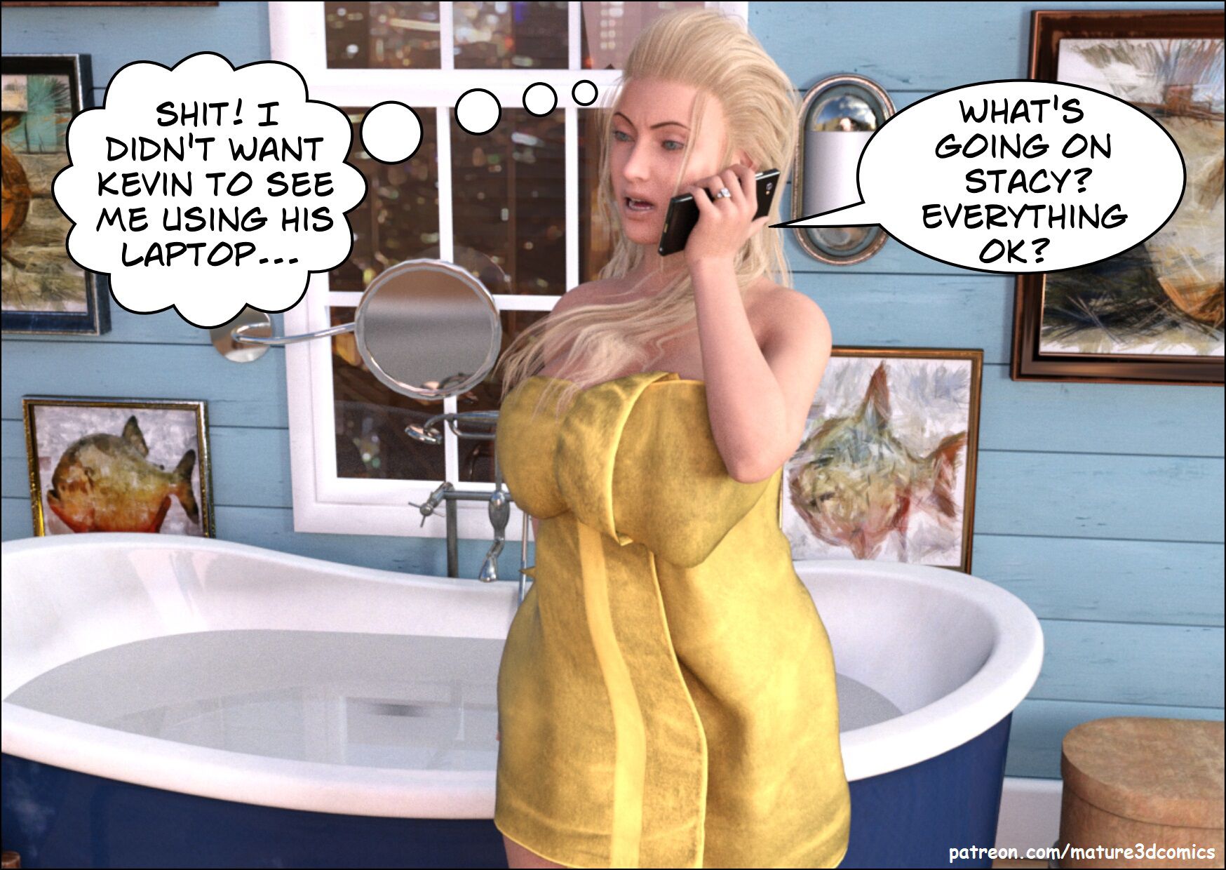 Double The Lives And Lies [Mature3DComics] 2 . Double The Lives And Lies - Chapter 2 [Mature3DComics] – page 7