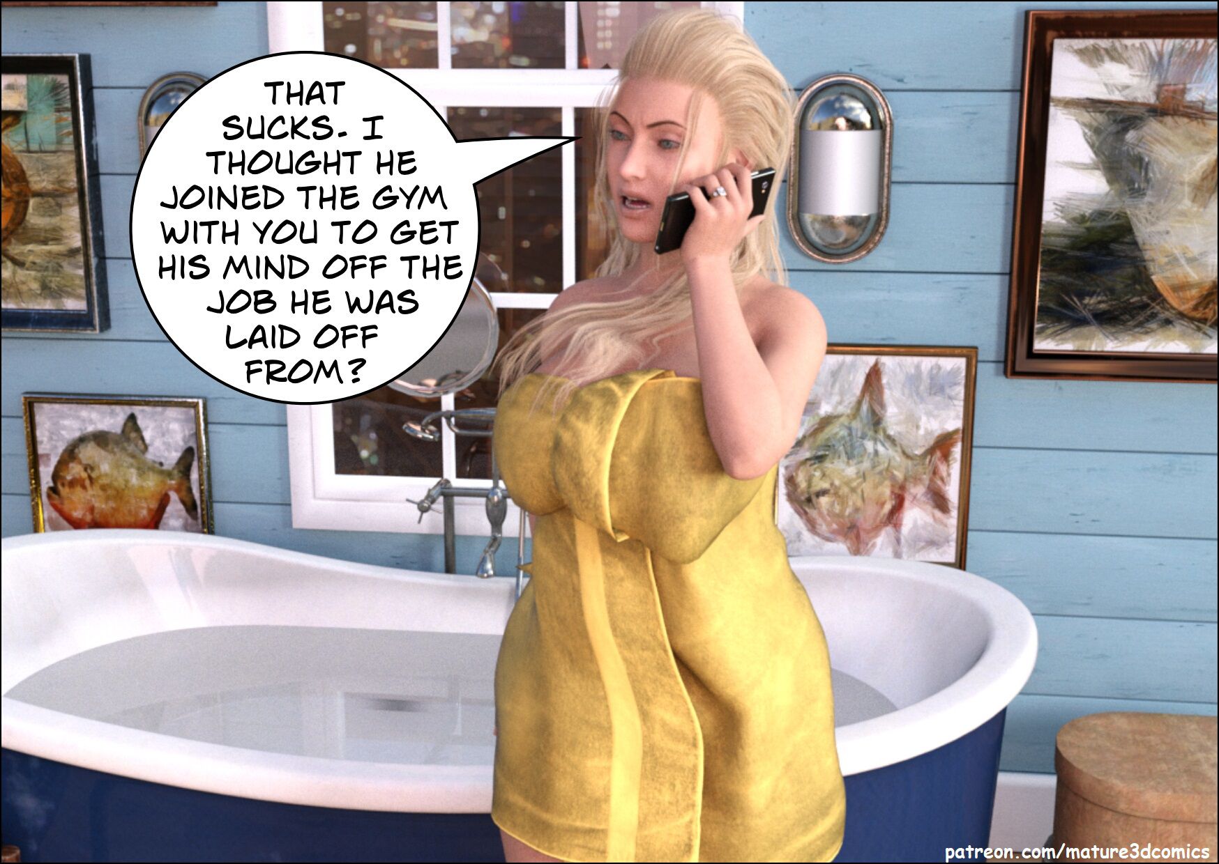 Double The Lives And Lies [Mature3DComics] 2 . Double The Lives And Lies - Chapter 2 [Mature3DComics] – page 9