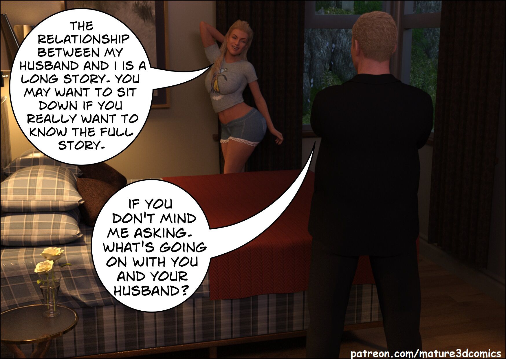 Double The Lives And Lies [Mature3DComics] 3 . Double The Lives And Lies - Chapter 3 [Mature3DComics] – page 12