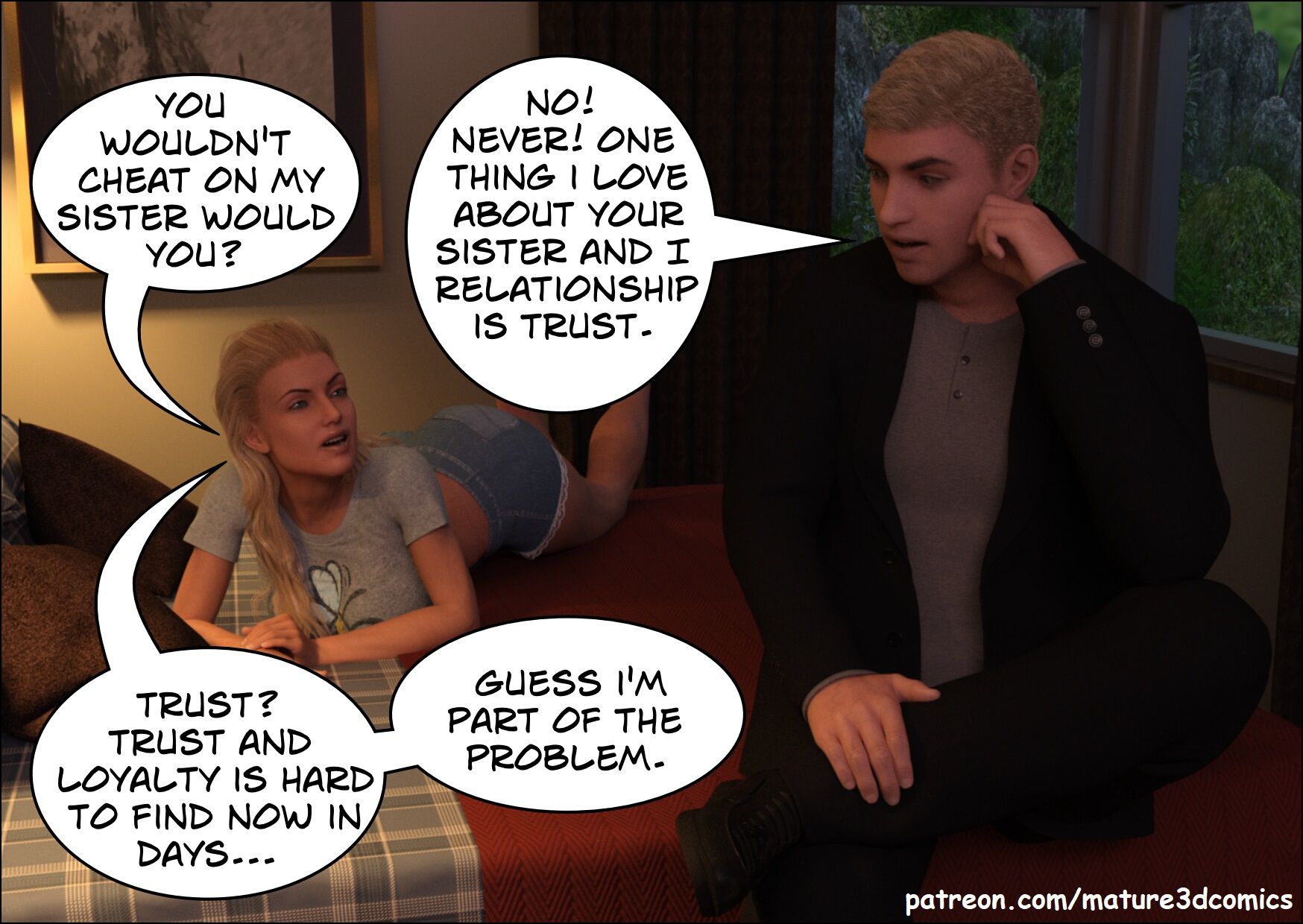 Double The Lives And Lies [Mature3DComics] 3 . Double The Lives And Lies - Chapter 3 [Mature3DComics] – page 28