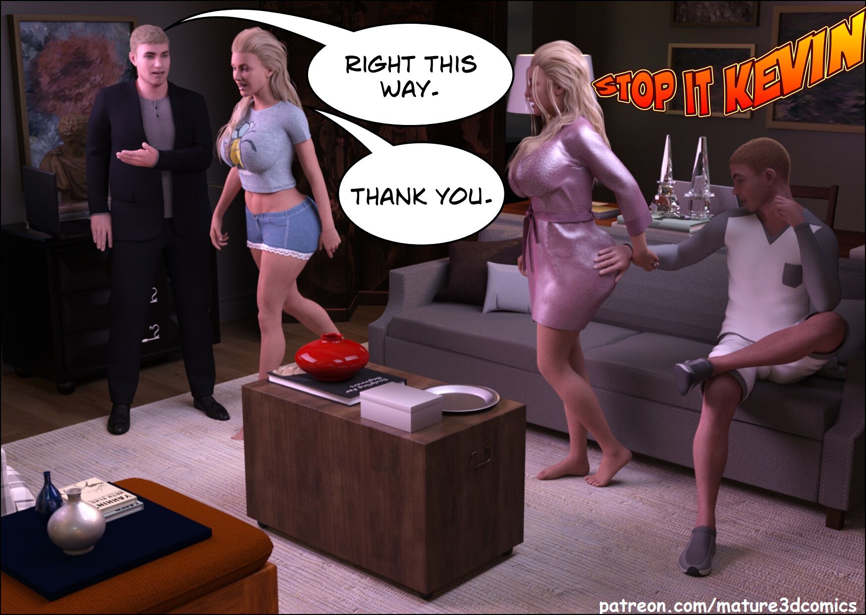 Double The Lives And Lies [Mature3DComics] 3 . Double The Lives And Lies - Chapter 3 [Mature3DComics] – page 9
