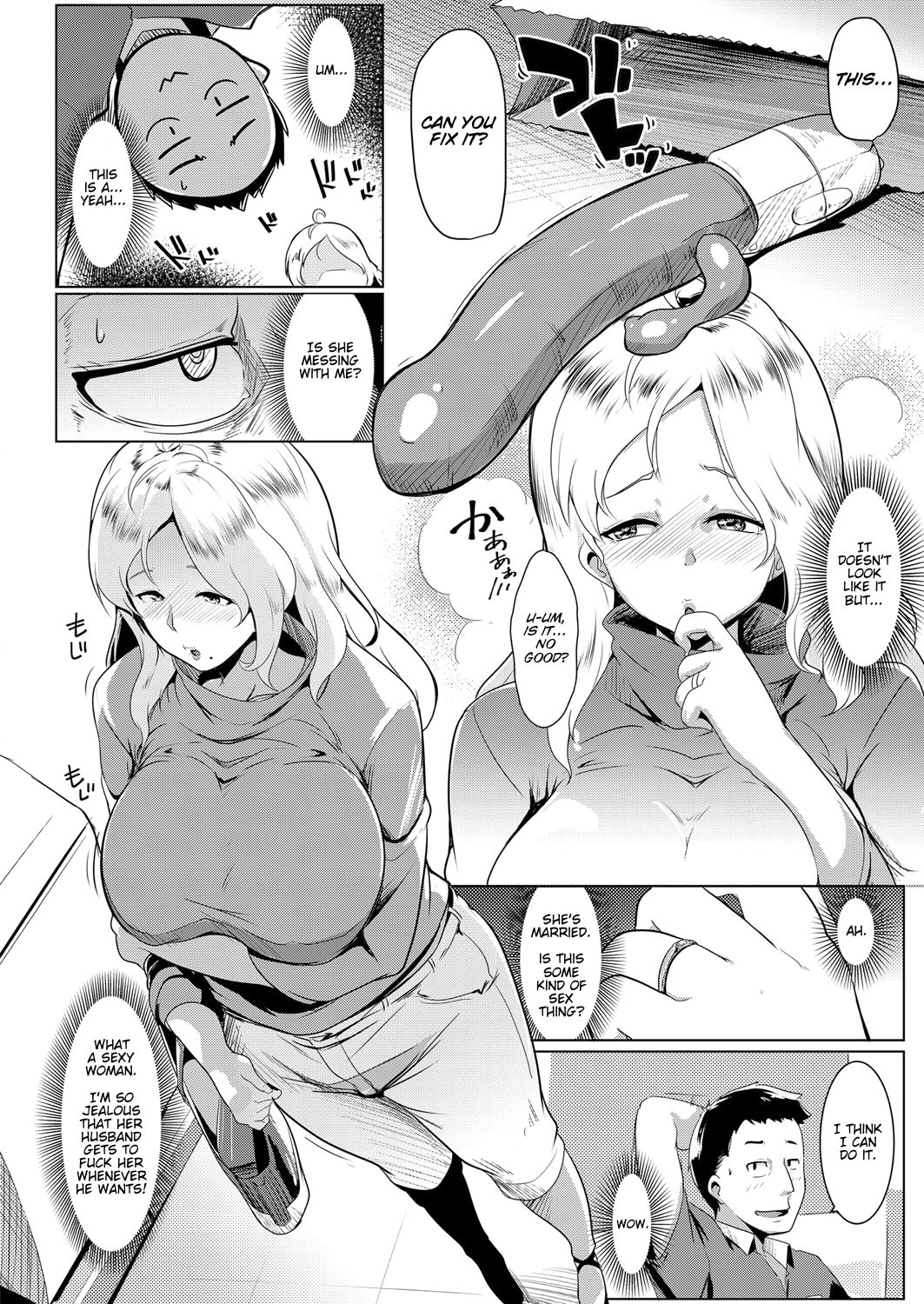 A Blonde Housewife’s New Toy [Muneshiro] 1 . A Blonde Housewife's New Toy - Chapter 1 [Muneshiro] – page 2
